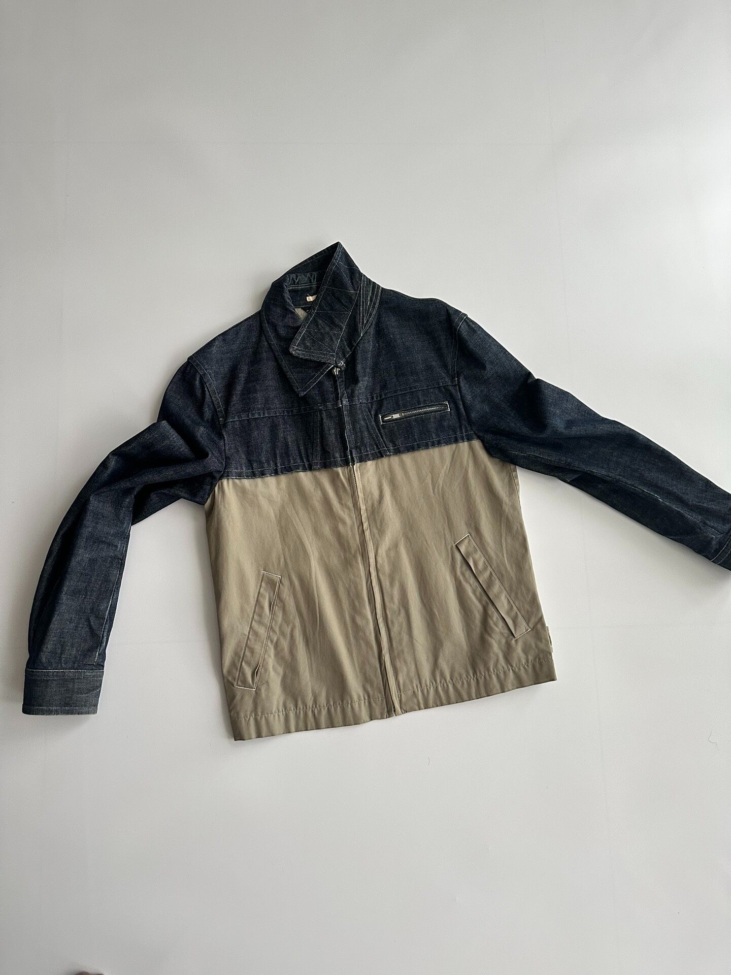 CDG HOMME PLUS Color-blocked Jacket — back