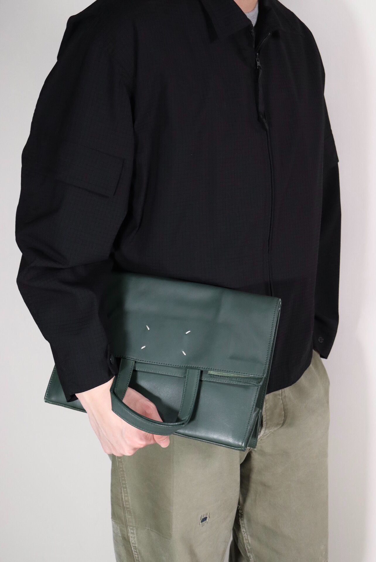 Maison Margiela Icons Leather Tote Bag — detail