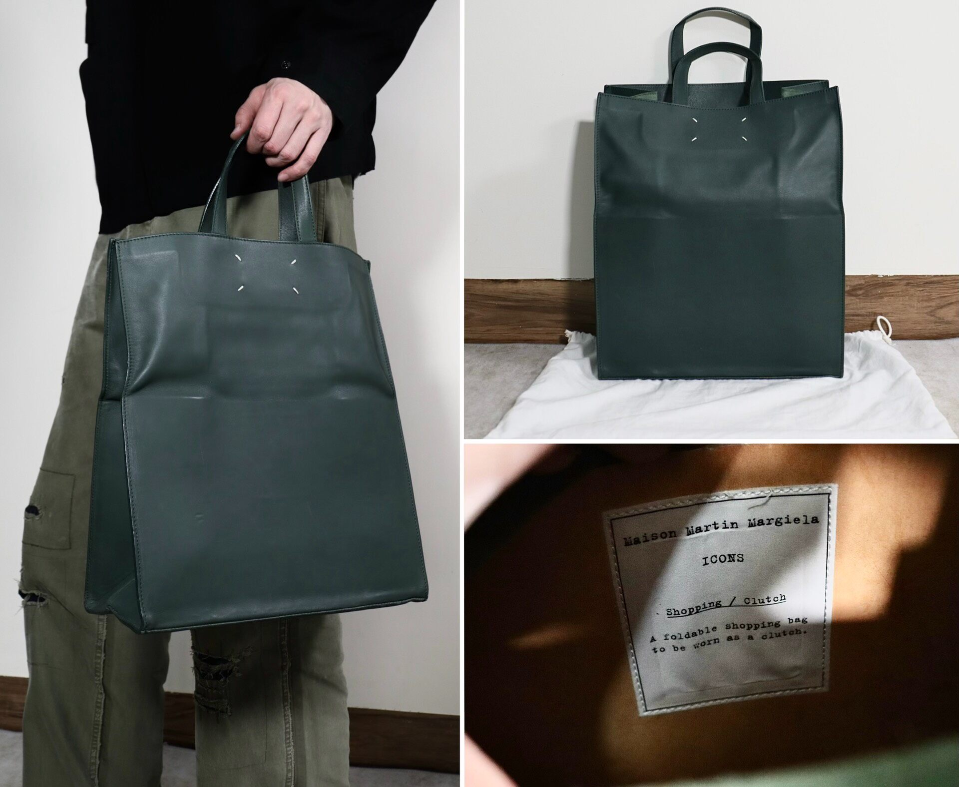 Maison Margiela Icons Leather Tote Bag