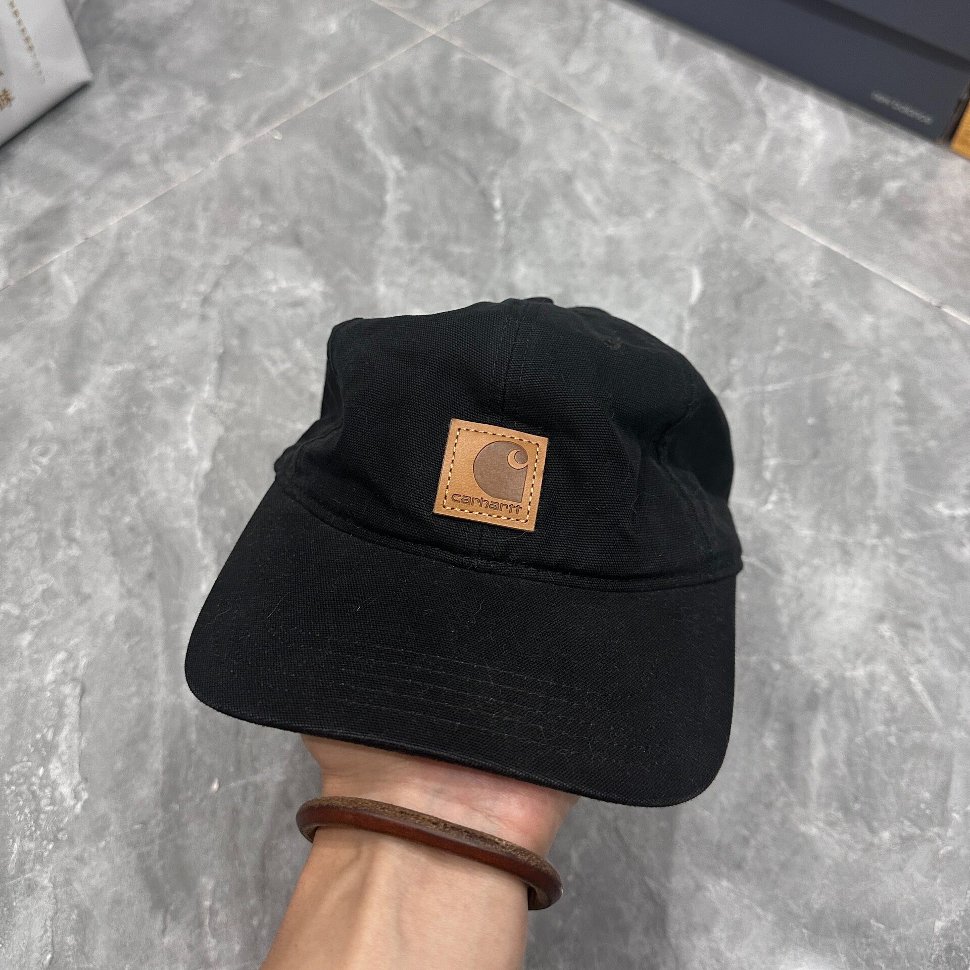 Carhartt Brown Logo Patch Baseball Cap