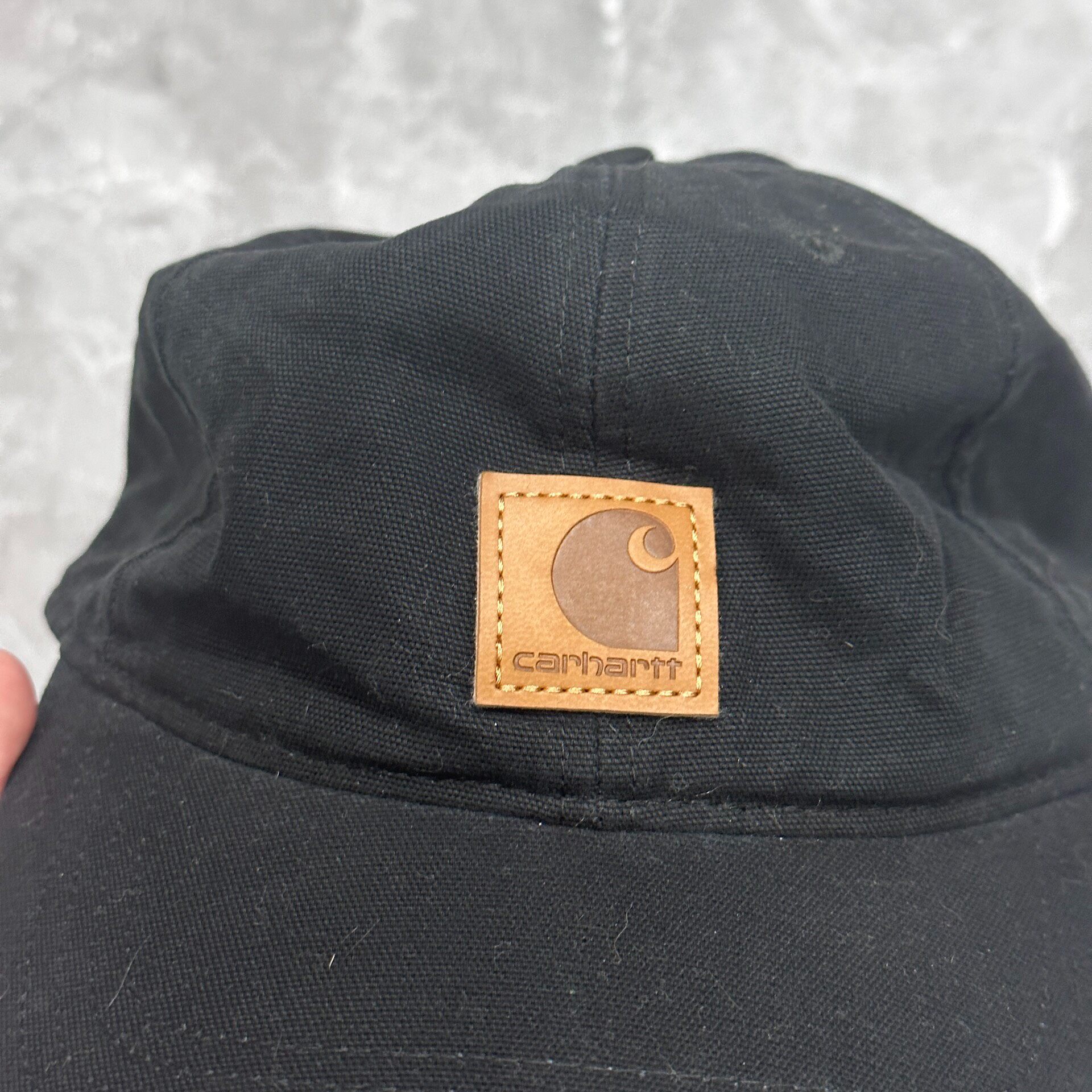 Carhartt Brown Logo Patch Baseball Cap — front