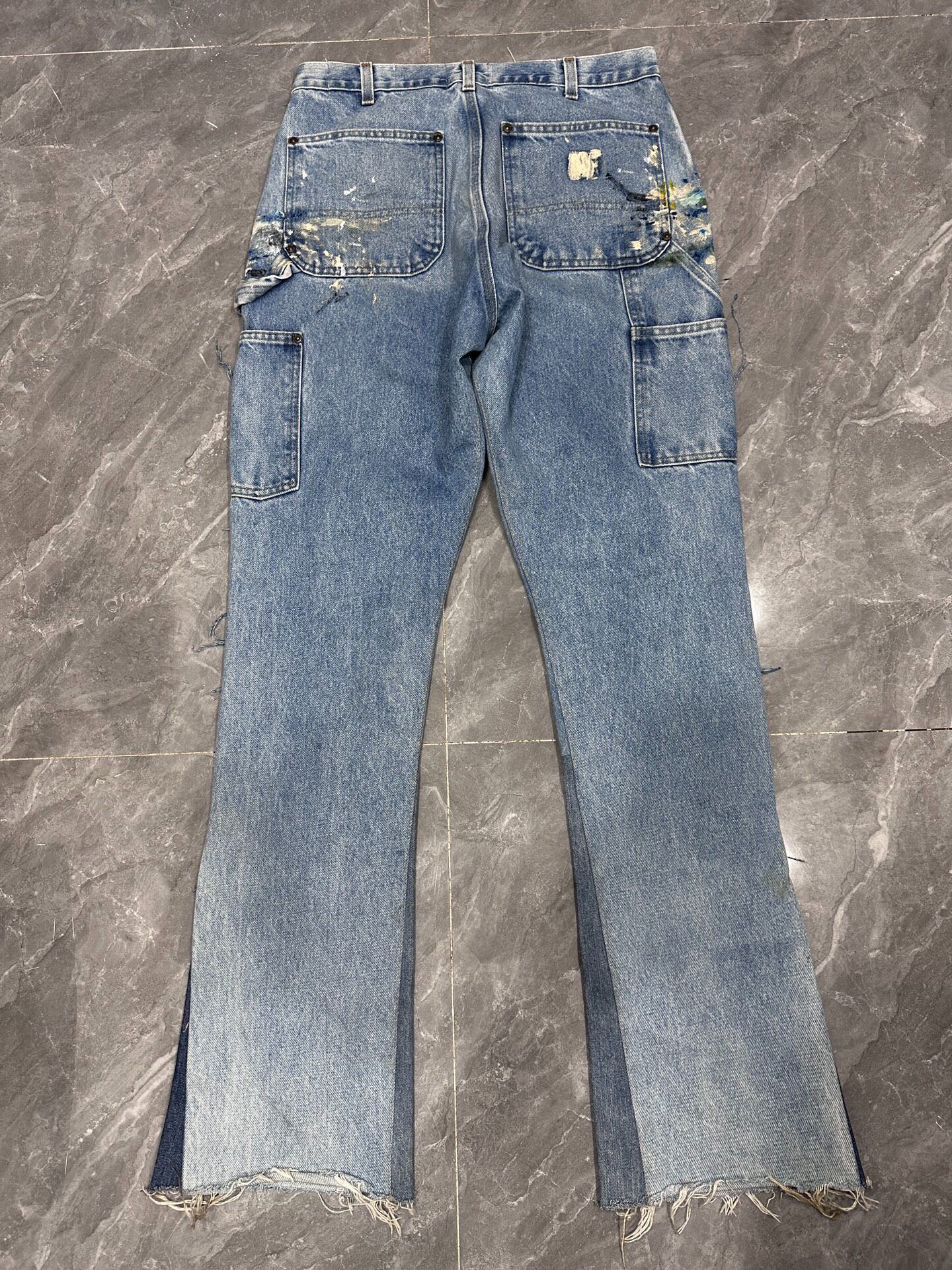 Gallery Dept Distressed Flared Jeans — front