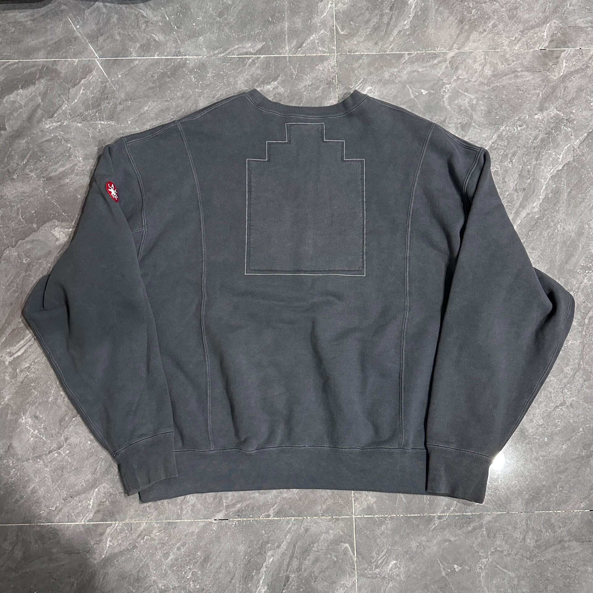 Cav Empt Gray Round Neck Sweatshirt — front