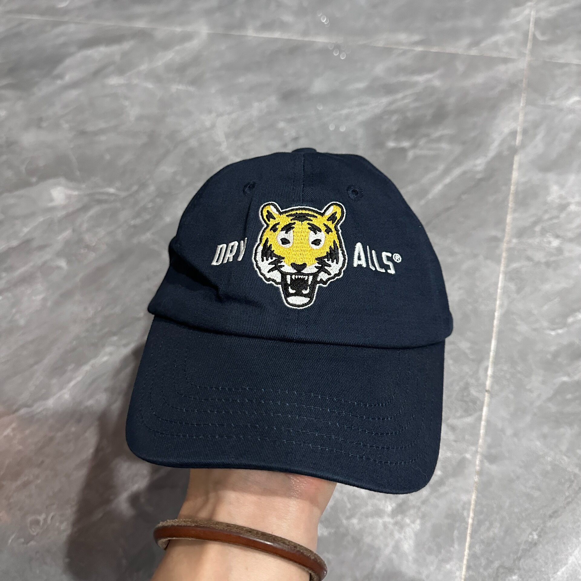 Human Made Navy Tiger Embroidery Baseball Cap