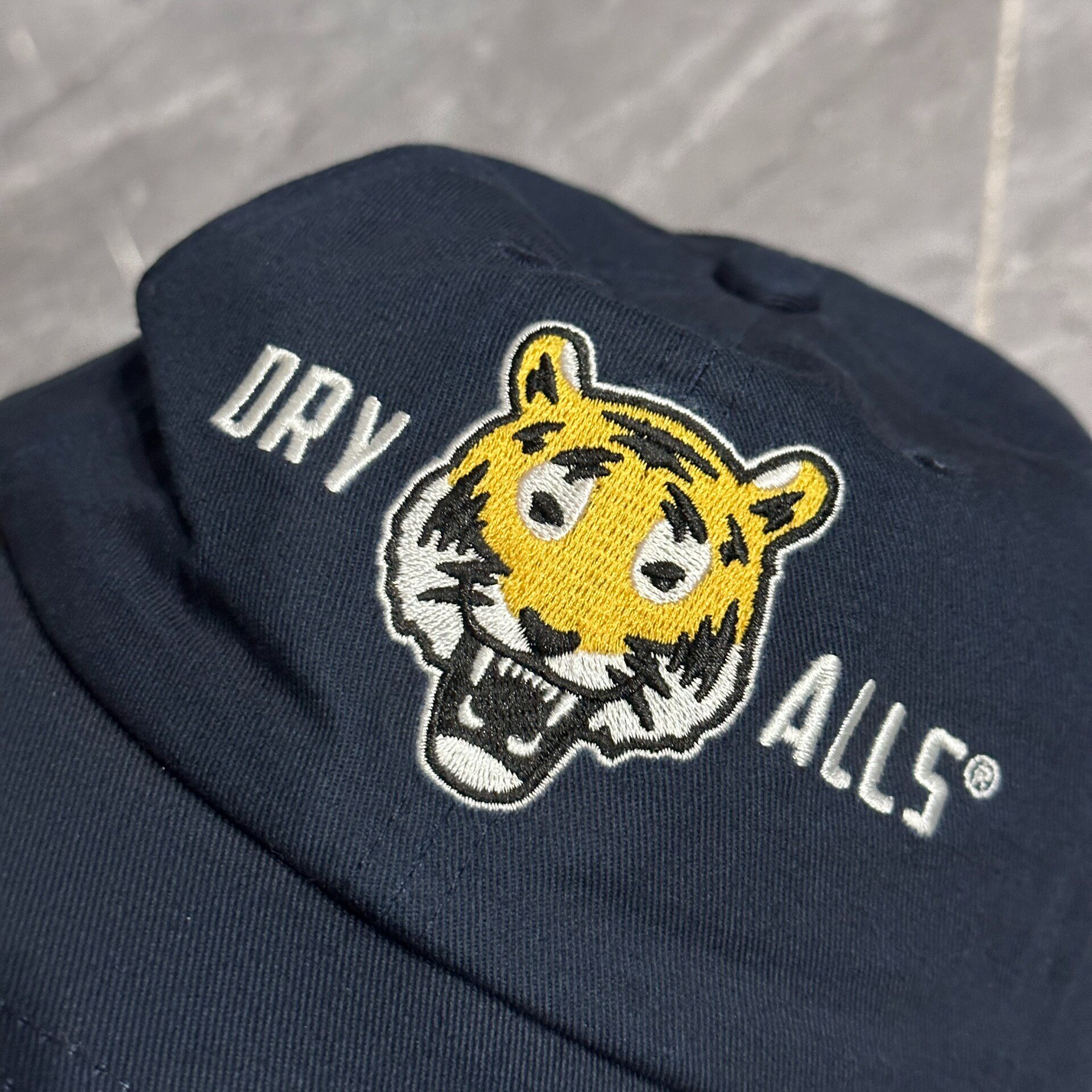 Human Made Navy Tiger Embroidery Baseball Cap — back