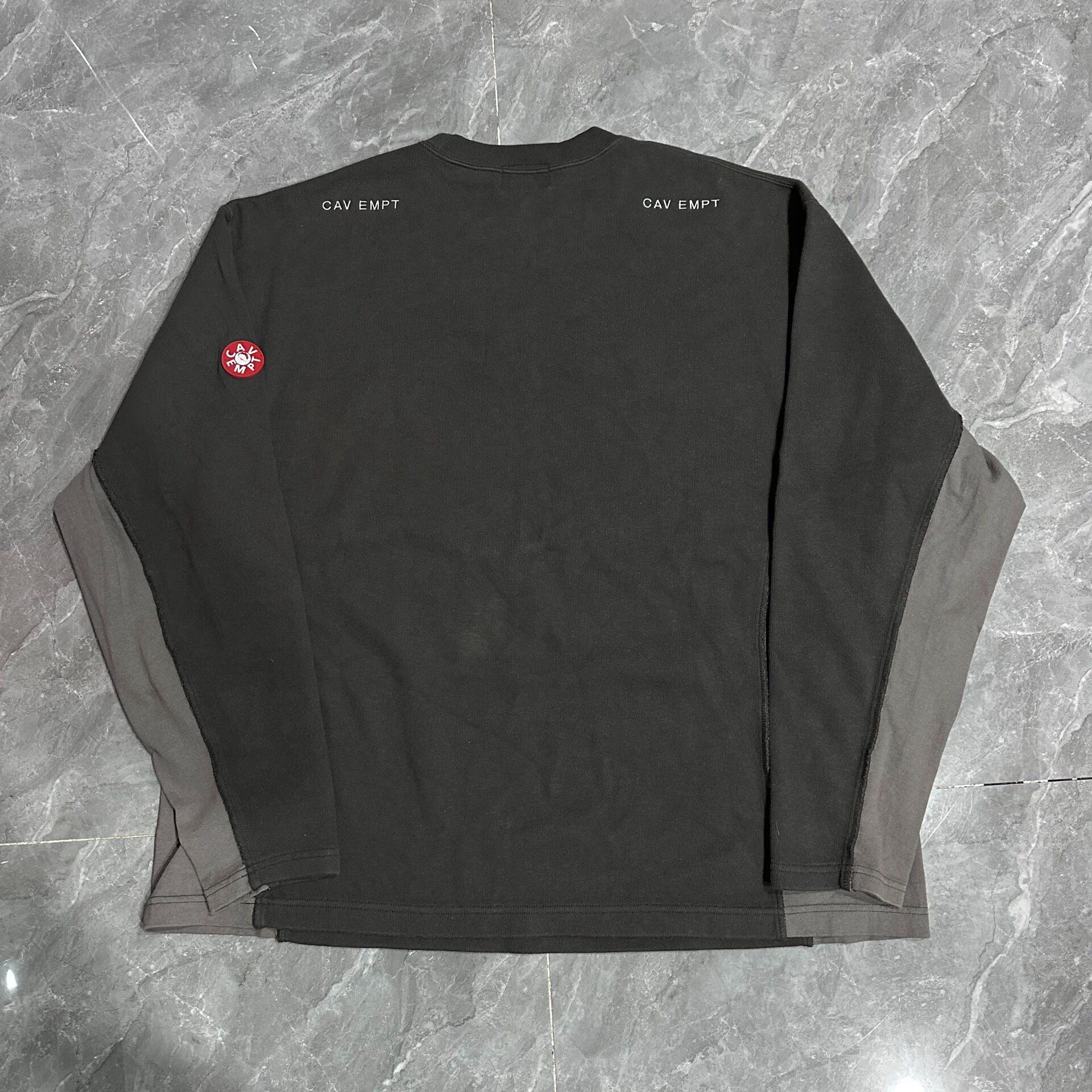 Cav Empt Waffle Long Sleeve Sweatshirt