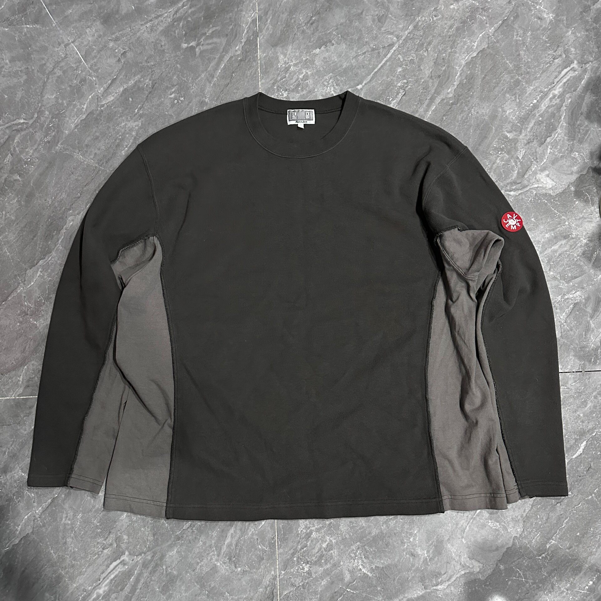Cav Empt Waffle Long Sleeve Sweatshirt — front