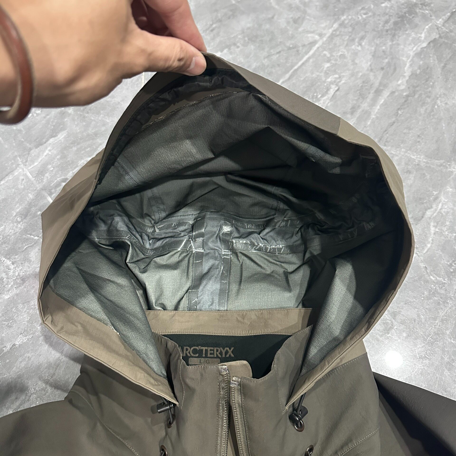 Arc'teryx Beta AR Brown Oneoff Jacket — back