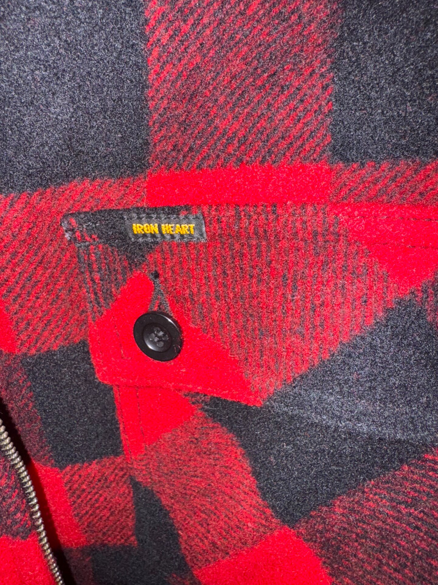 Iron Heart IHW20 Heavy Wool Jacket — back