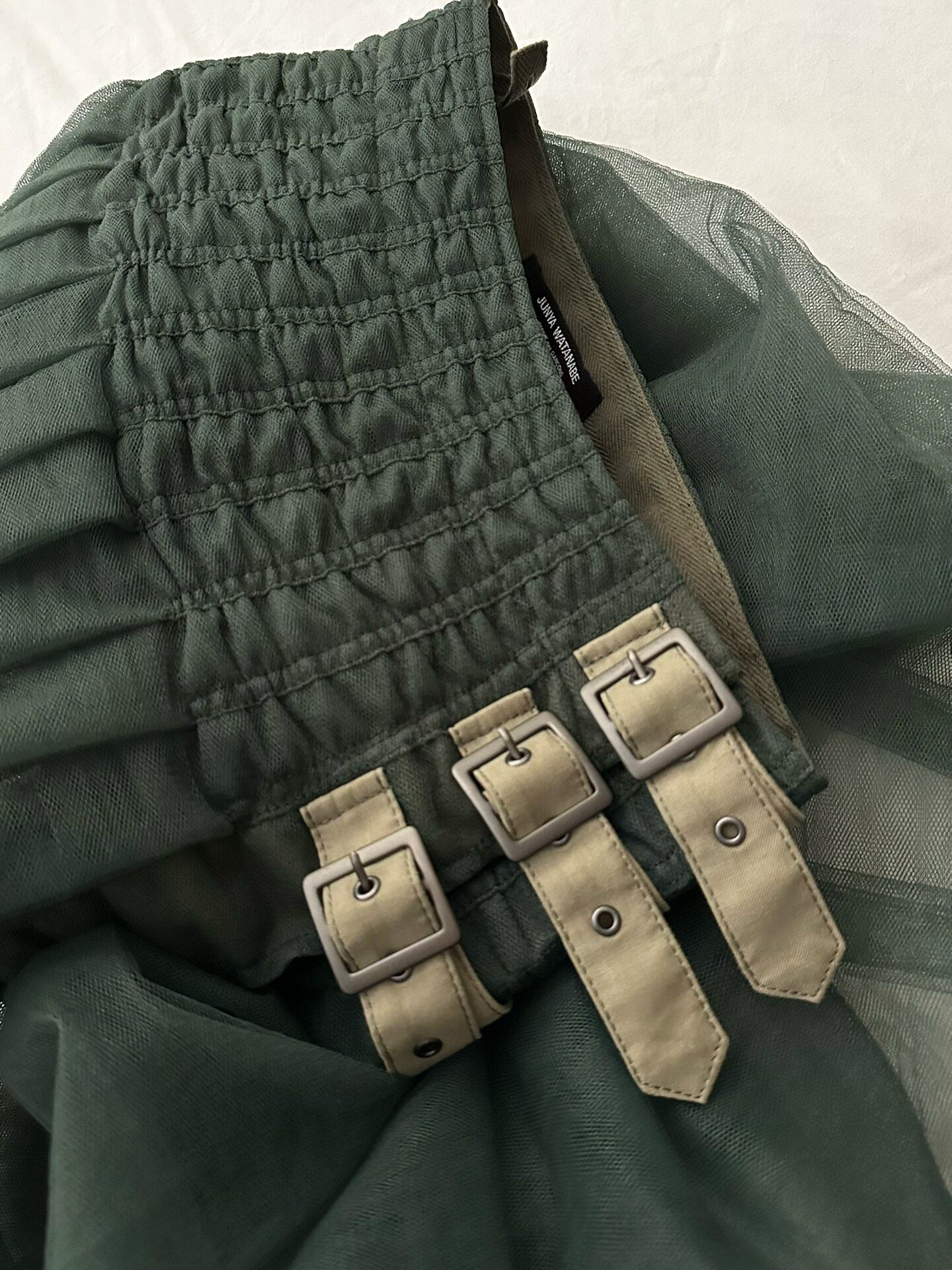 Junya Watanabe Tulle Wrap Skirt — detail