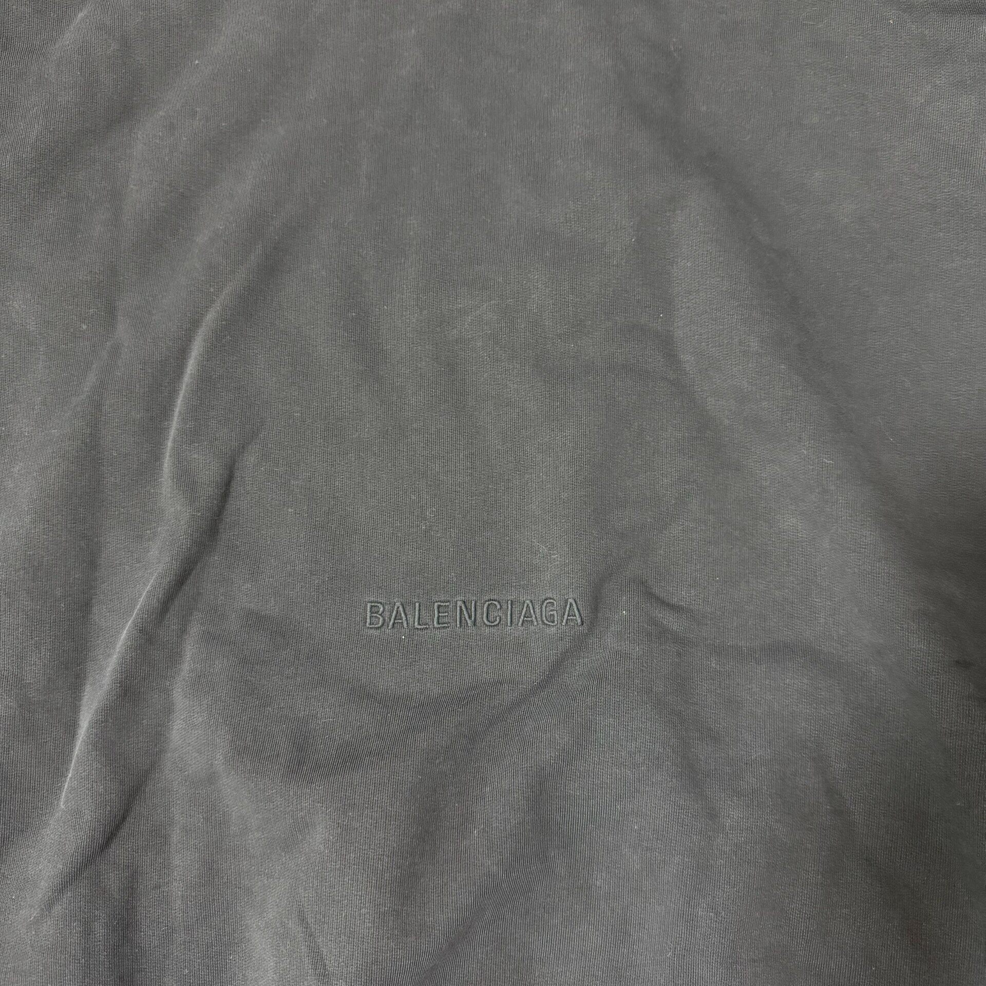 Balenciaga 24FW Distressed Statue Hoodie — label
