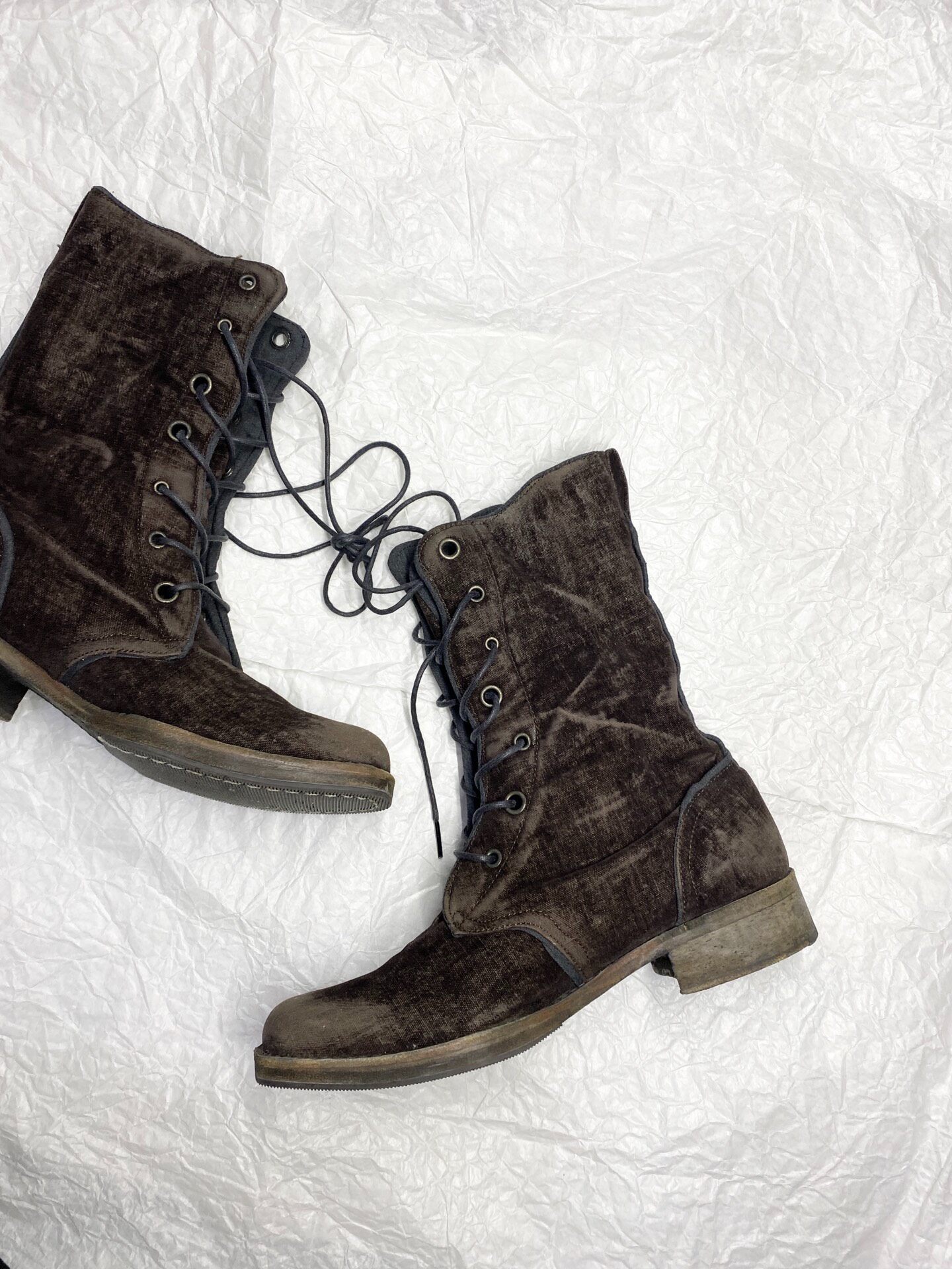 Undercover 2004 Vintage Leather Boots — front