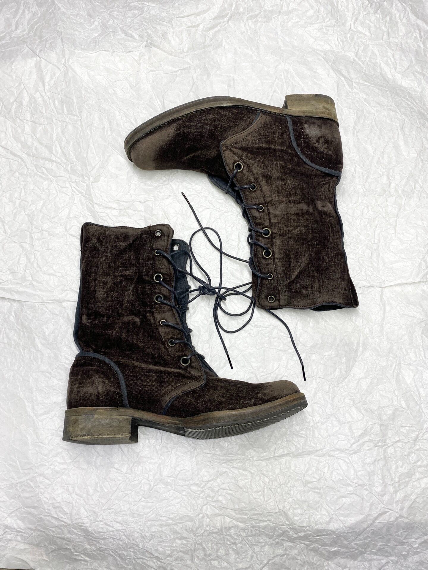 Undercover 2004 Vintage Leather Boots — back