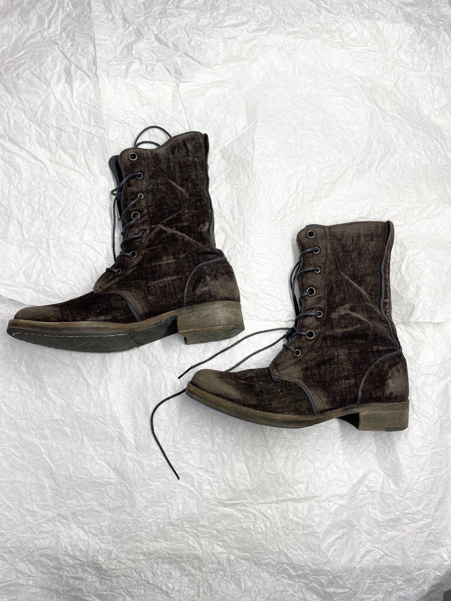 Undercover 2004 Vintage Leather Boots — detail