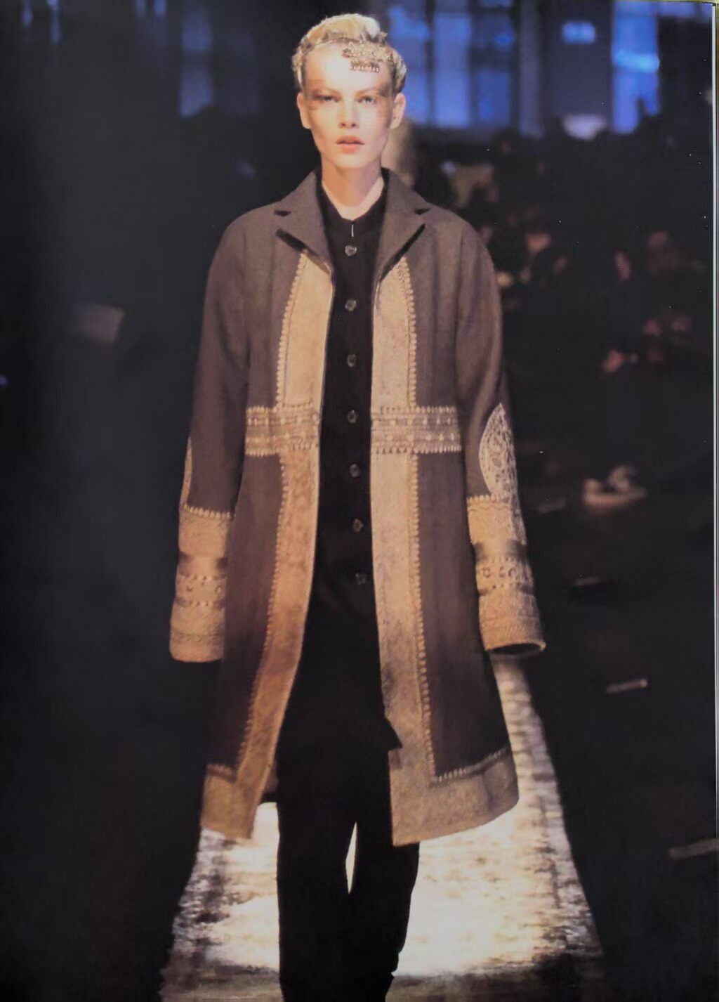 Dries Van Noten F/W97 Holy Cross Coat — front