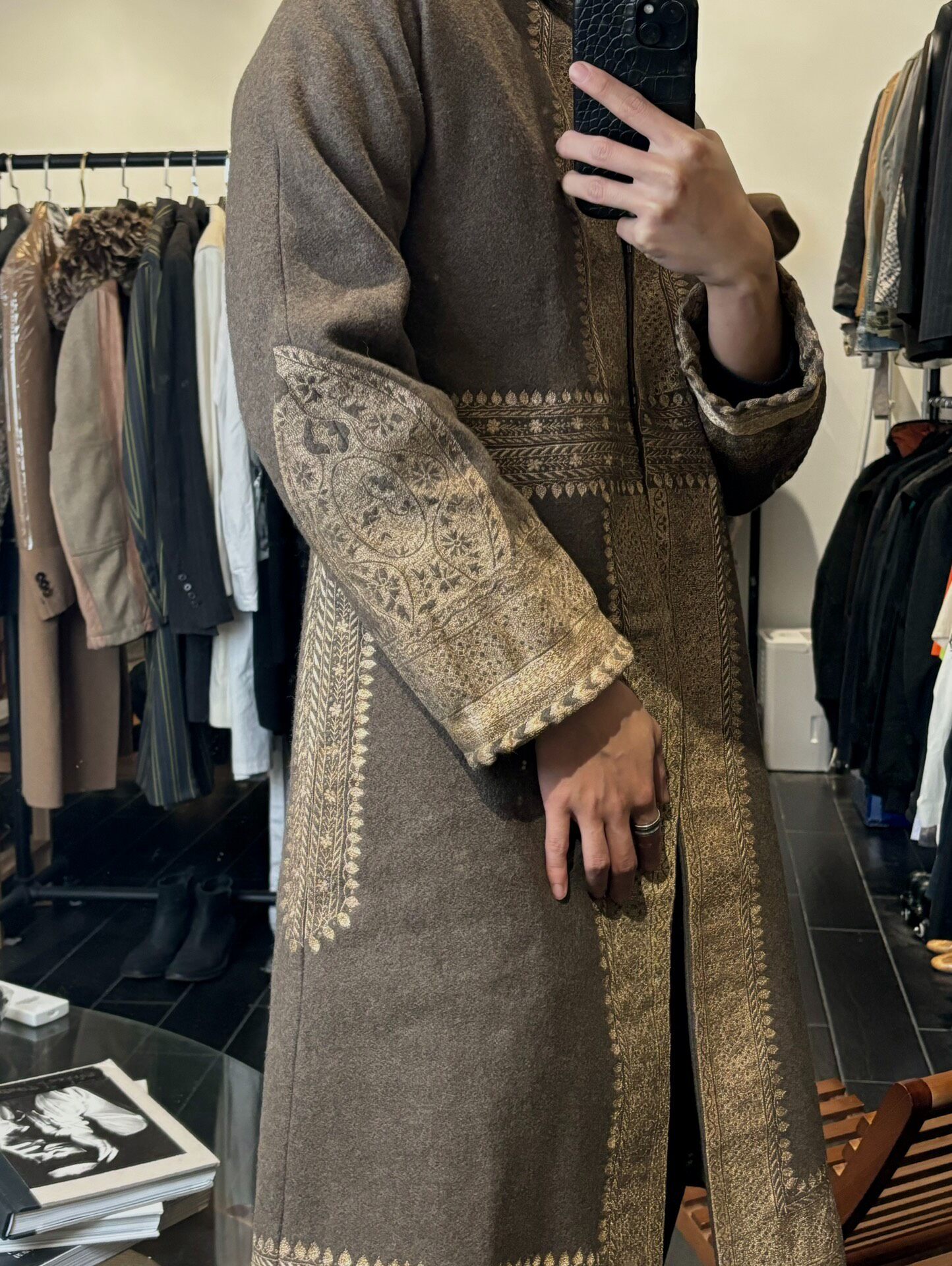 Dries Van Noten F/W97 Holy Cross Coat — back
