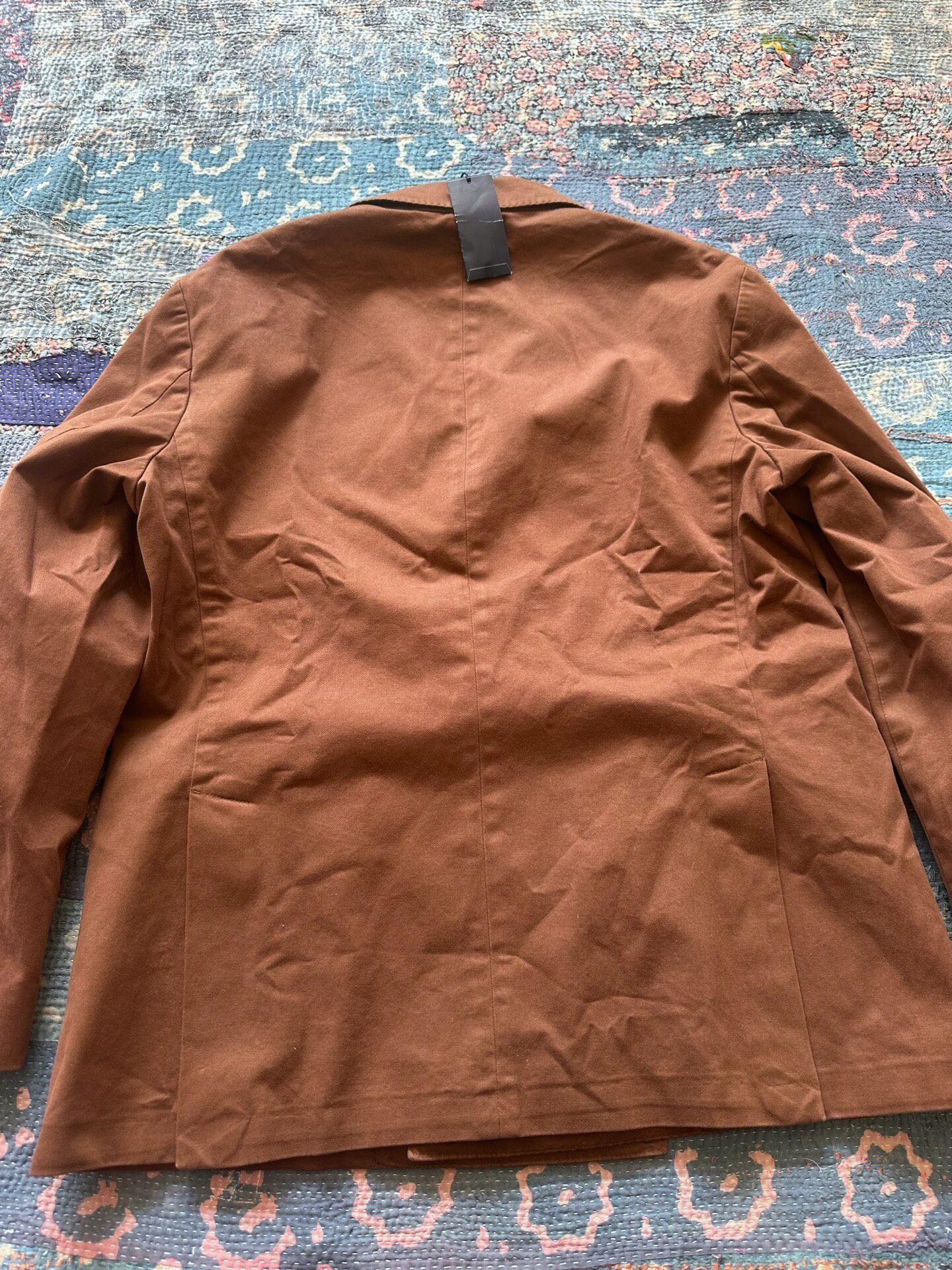 Polo Ralph Lauren Brown Double-Breasted Blazer — front