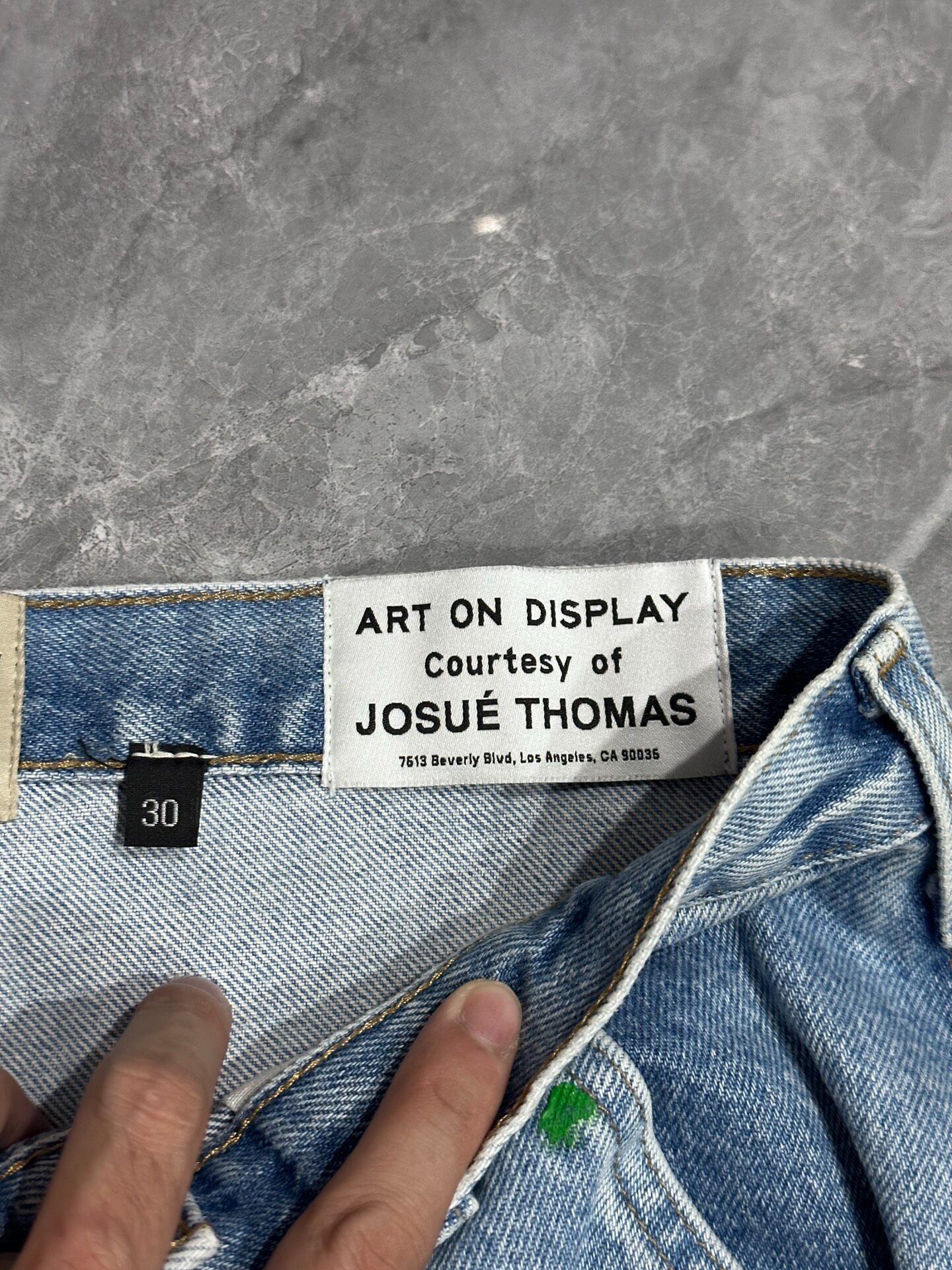 Gallery Dept Flared Denim Workwear Jeans — back
