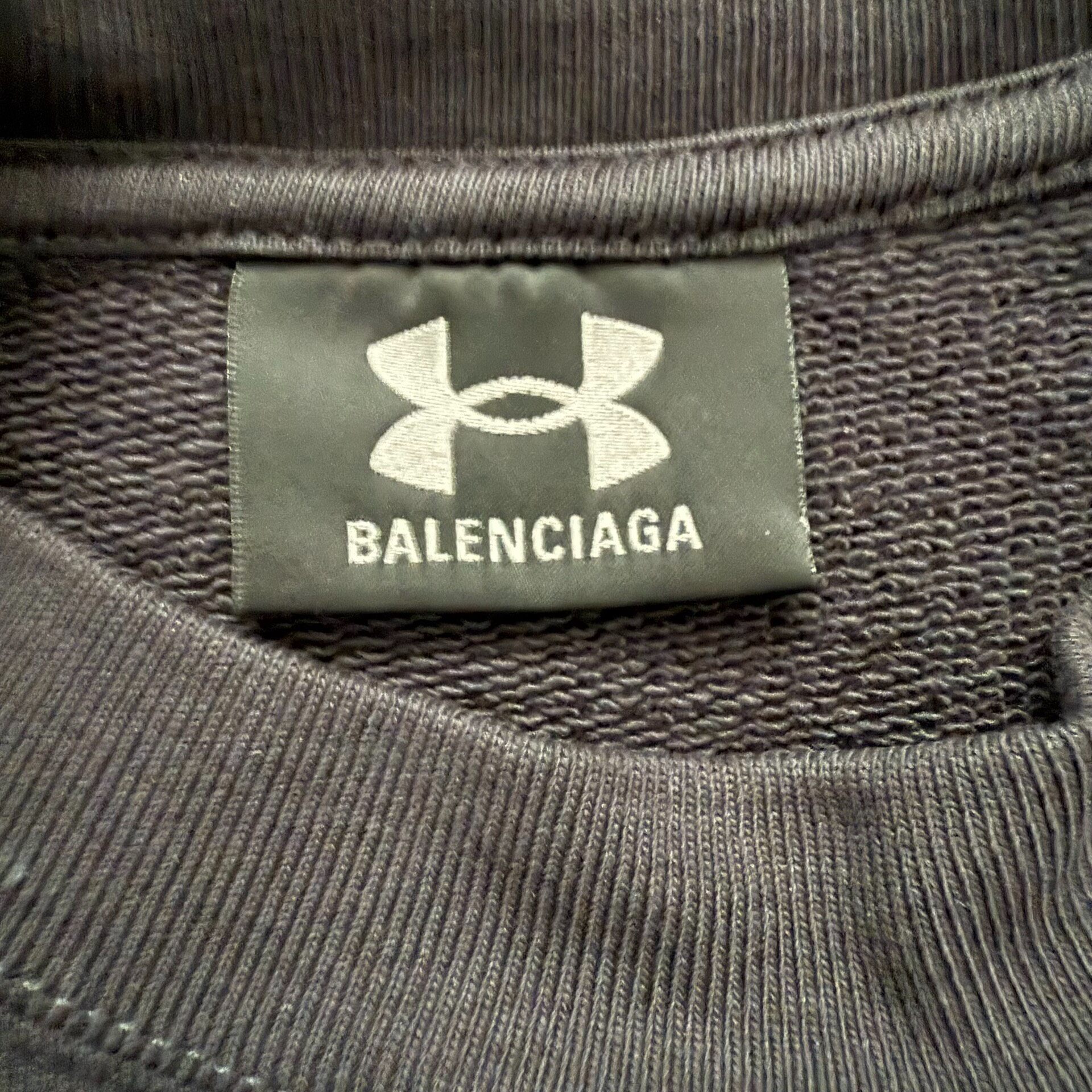 Balenciaga x Under Armour Collab Crewneck — back