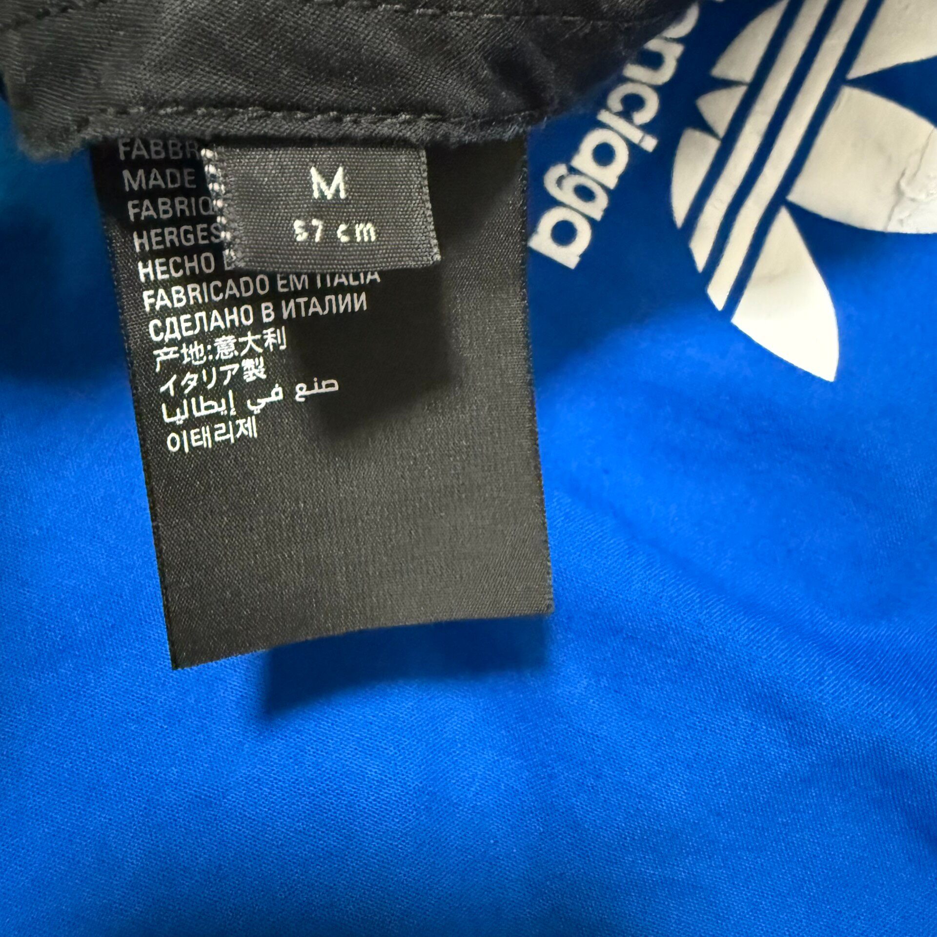 Balenciaga x Adidas Faded Baseball Cap — label