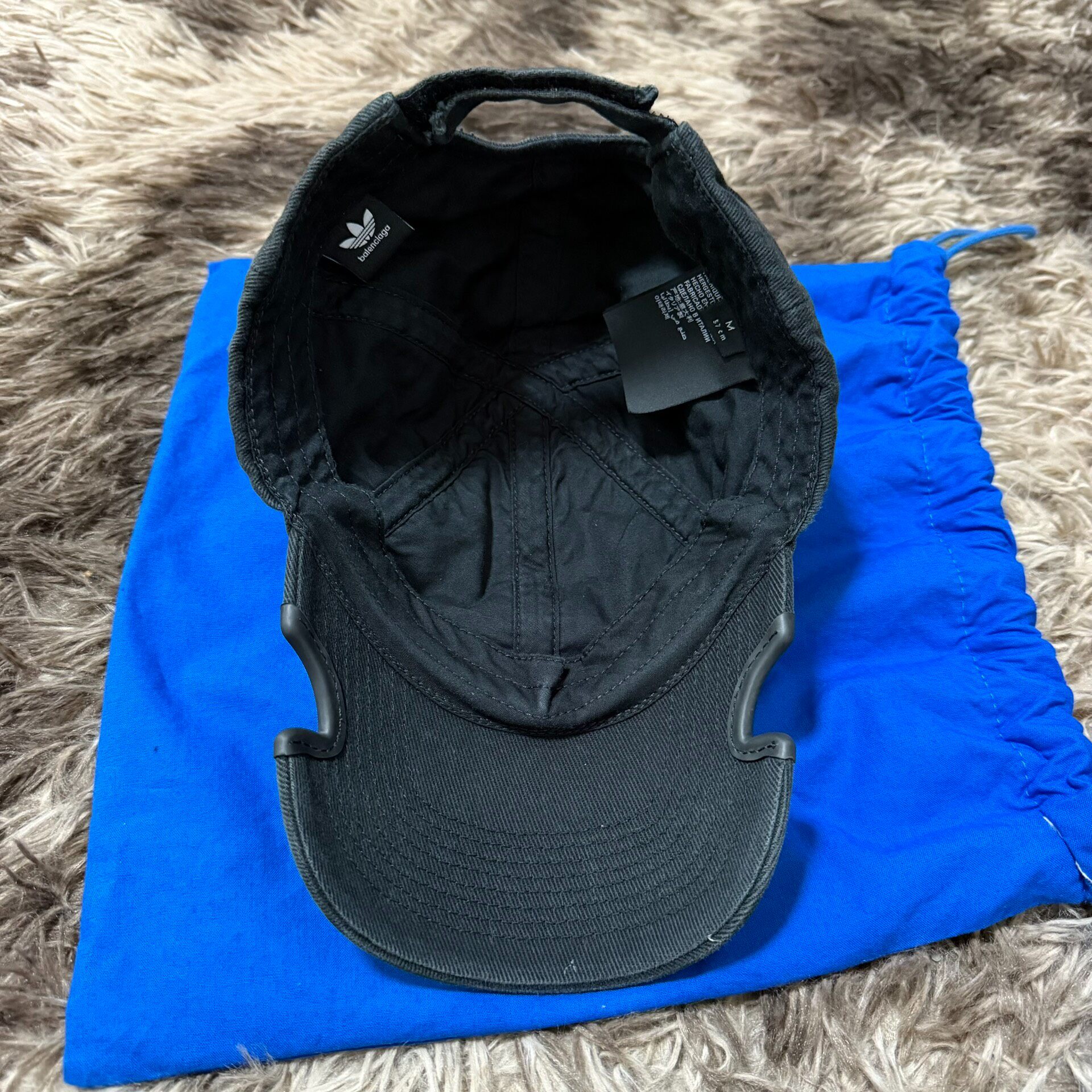 Balenciaga x Adidas Faded Baseball Cap — back