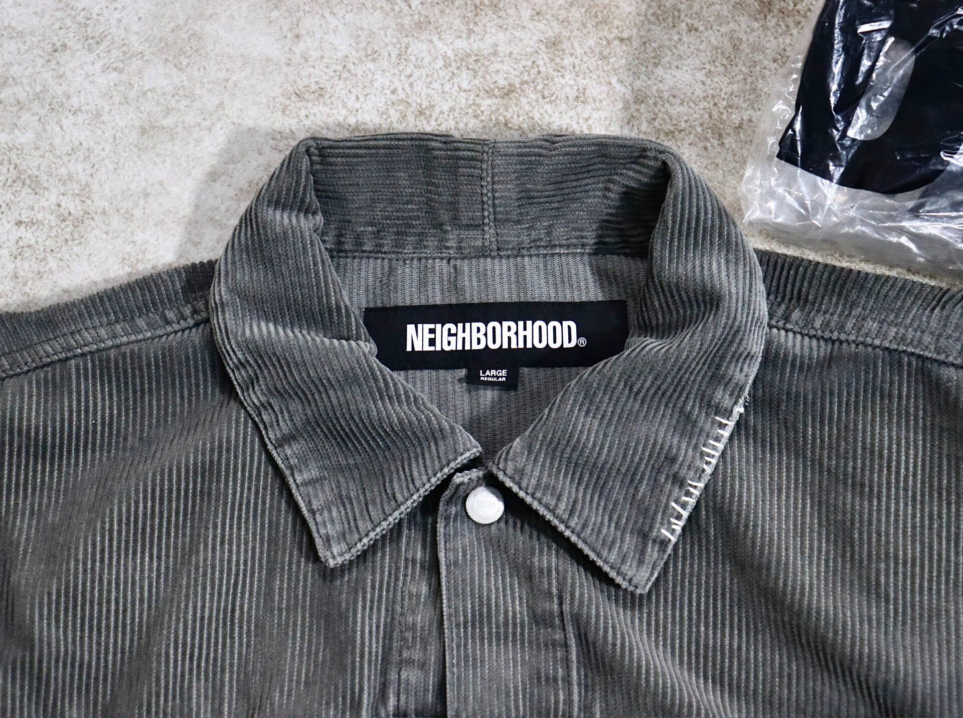 NEIGHBORHOOD 24aw Savage Corduroy Jacket — label