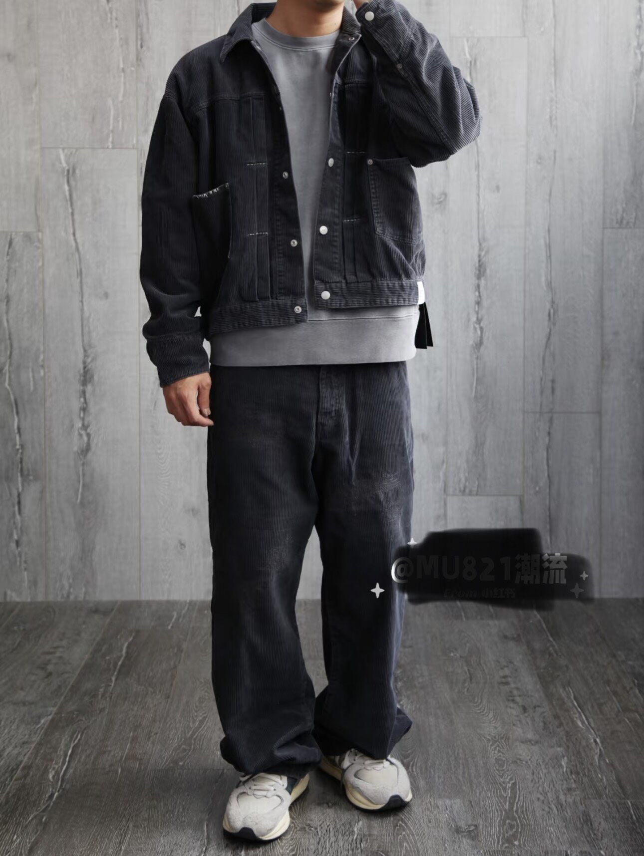 NEIGHBORHOOD 24aw Savage Corduroy Jacket — detail