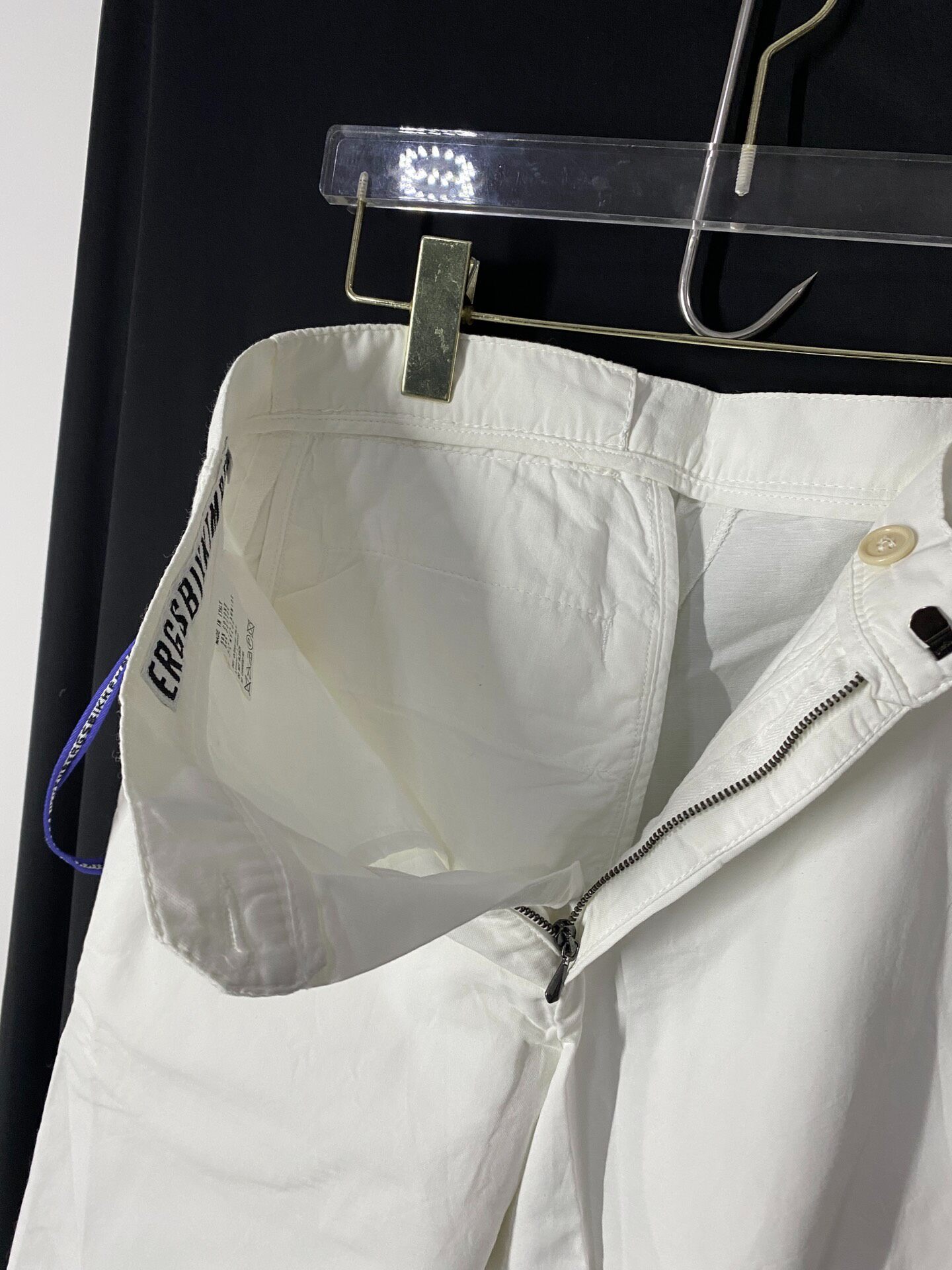 Dirk Bikkembergs Utility Cargo Pants — label