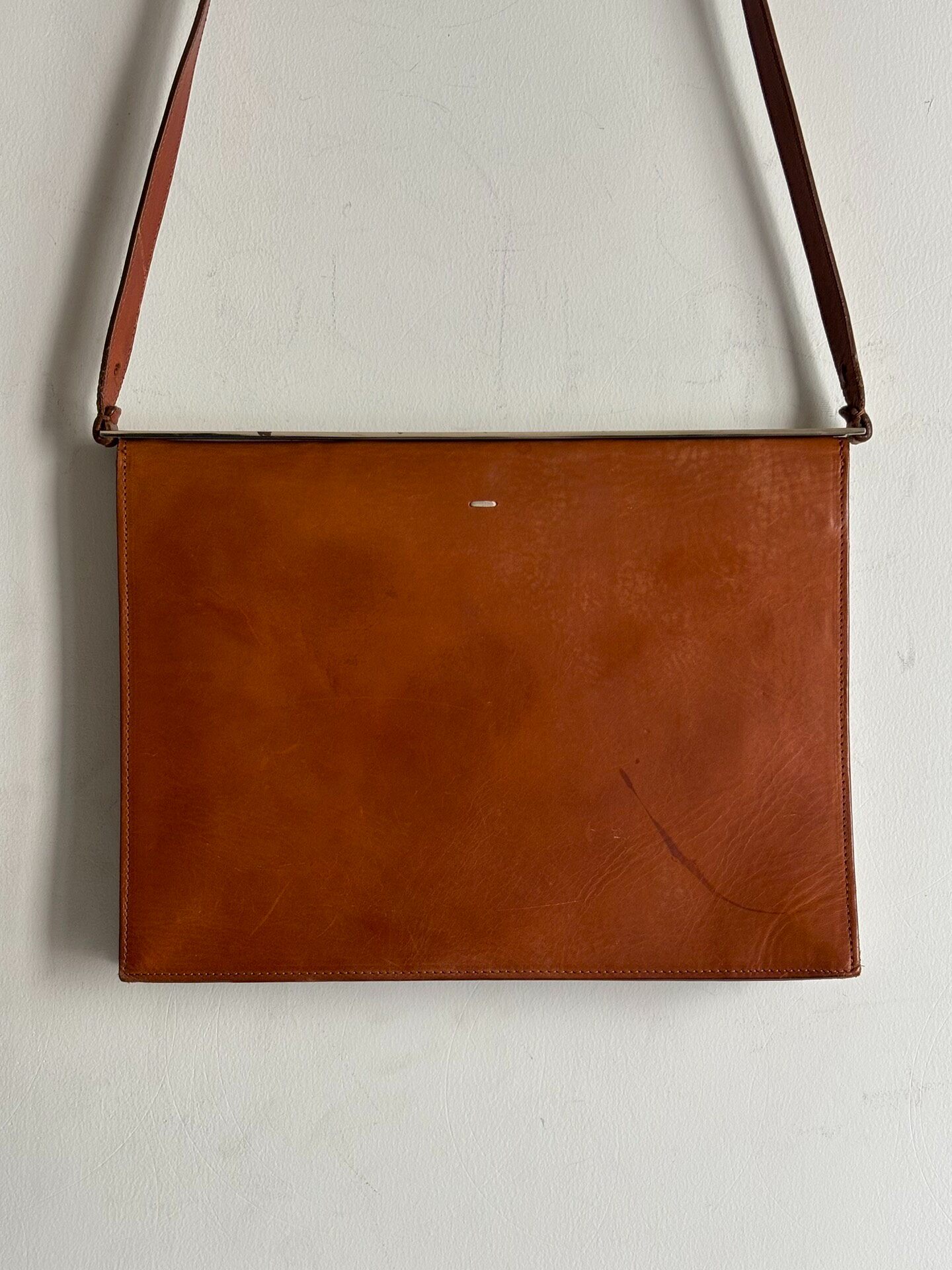 Maison Margiela F/W12 Orange Square Bag