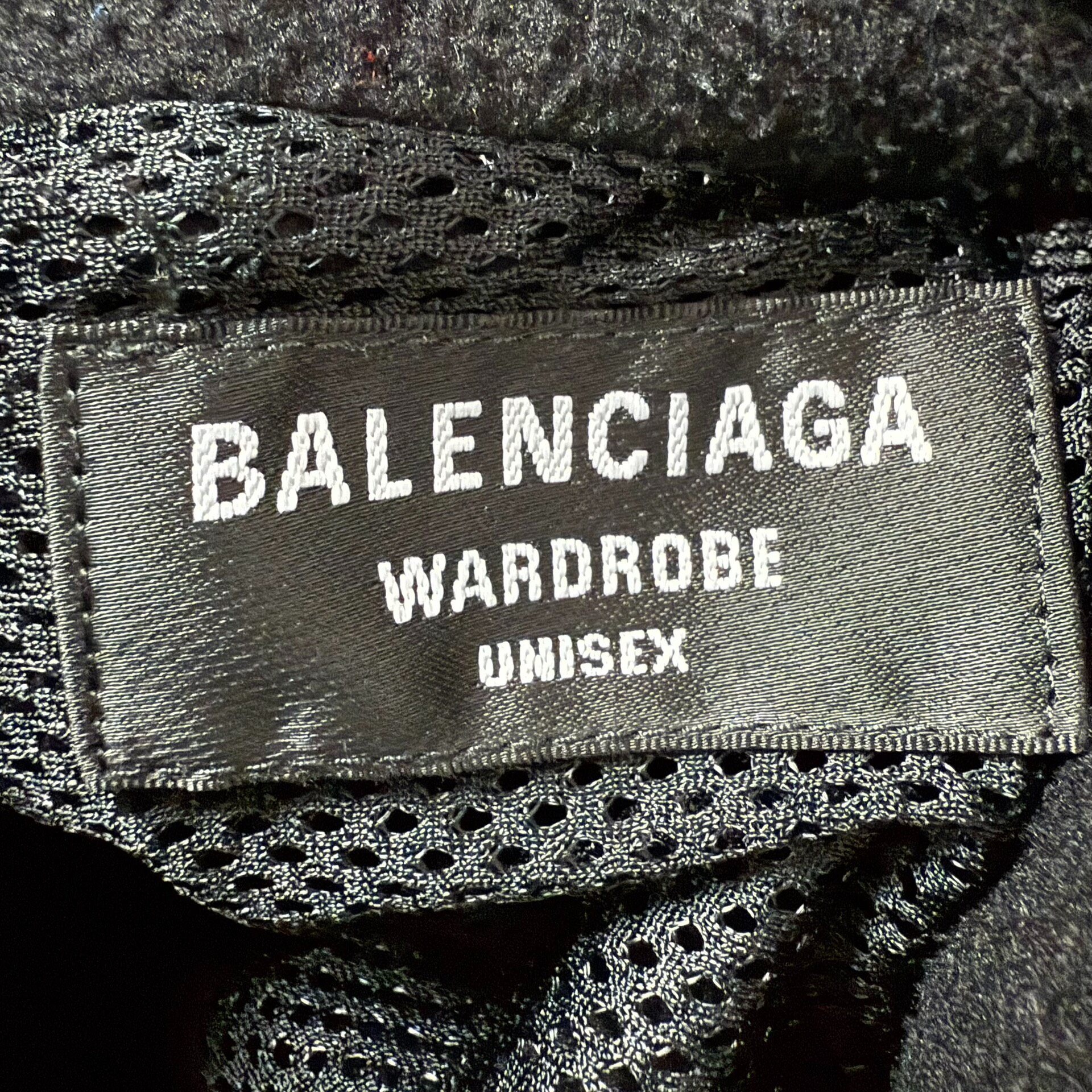 Balenciaga SportyB Fleece Jacket — back