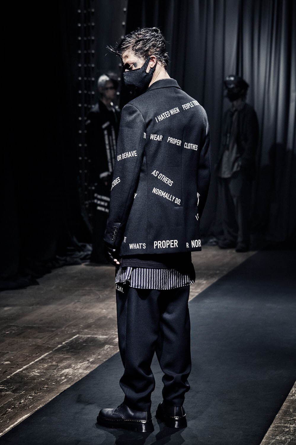 Yohji Yamamoto 21AW Gaba Trousers — back