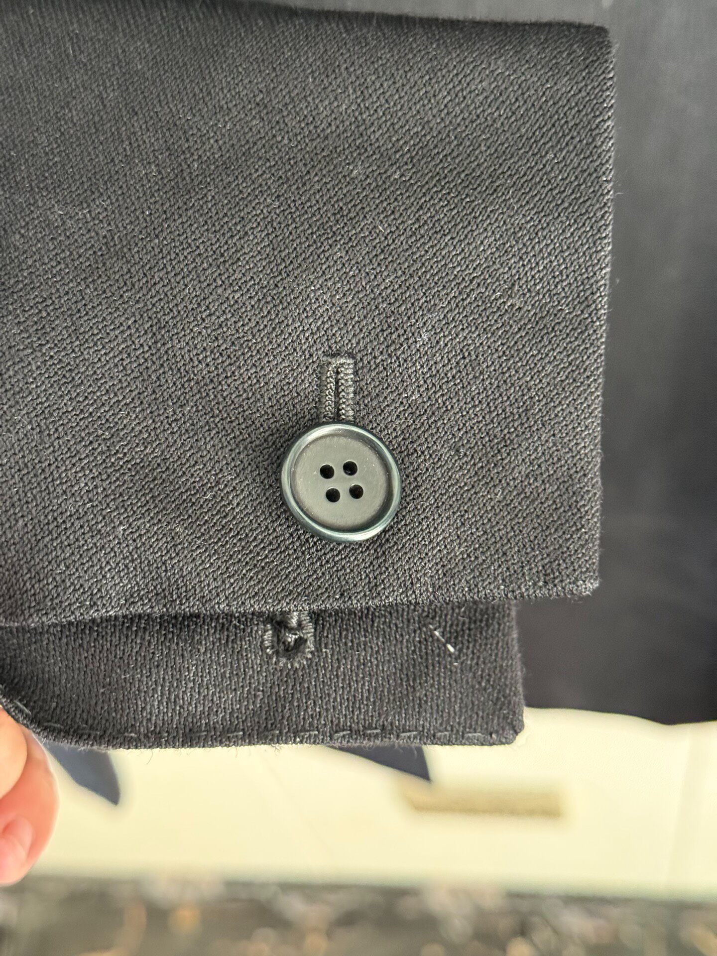 Carol Christian Poell Dark Gray Long Coat — detail