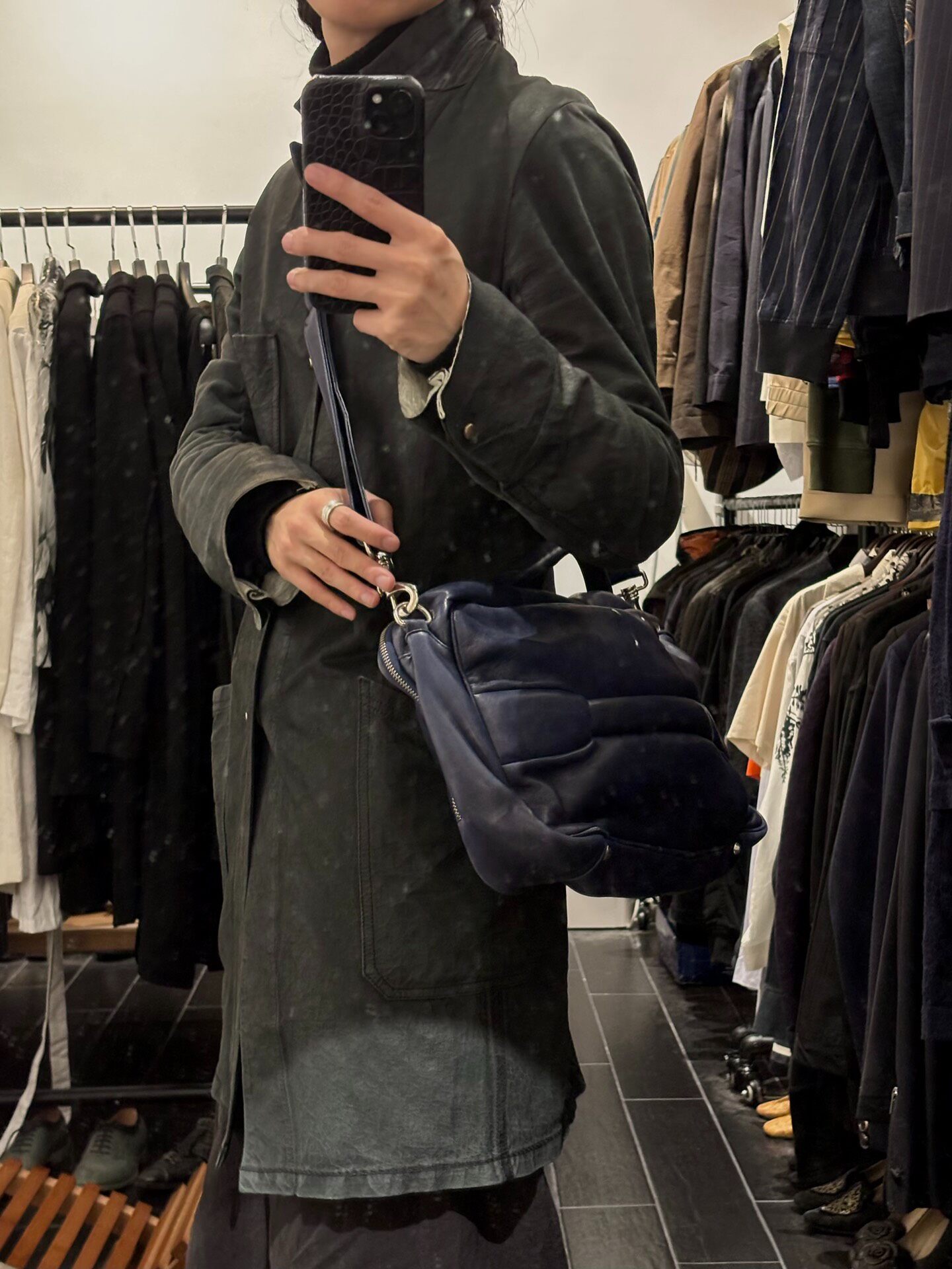 Maison Martin Margiela 2011 Baguette Messenger Bag — front
