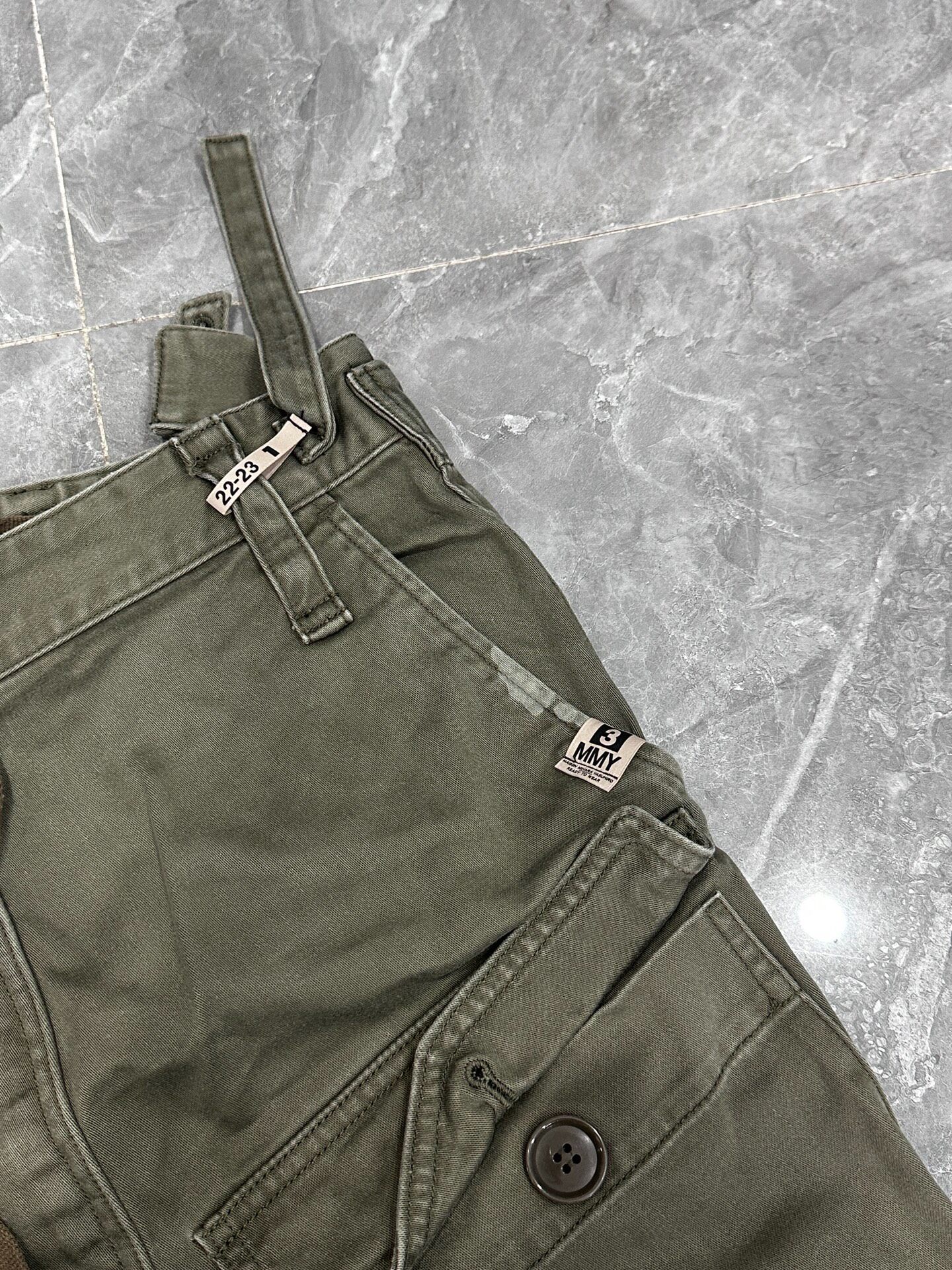 Maison Mihara Yasuhiro MMY Cargo Pants — back