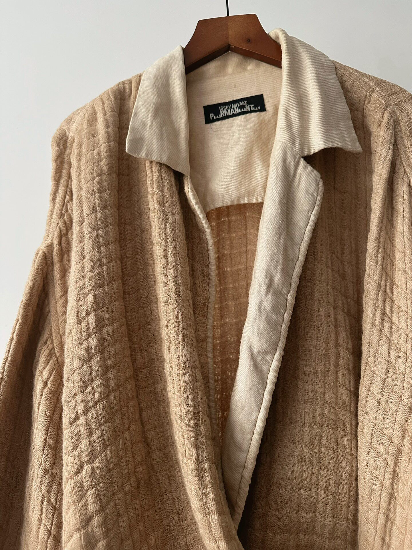 Issey Miyake 1991 Permanente Haori Top — back