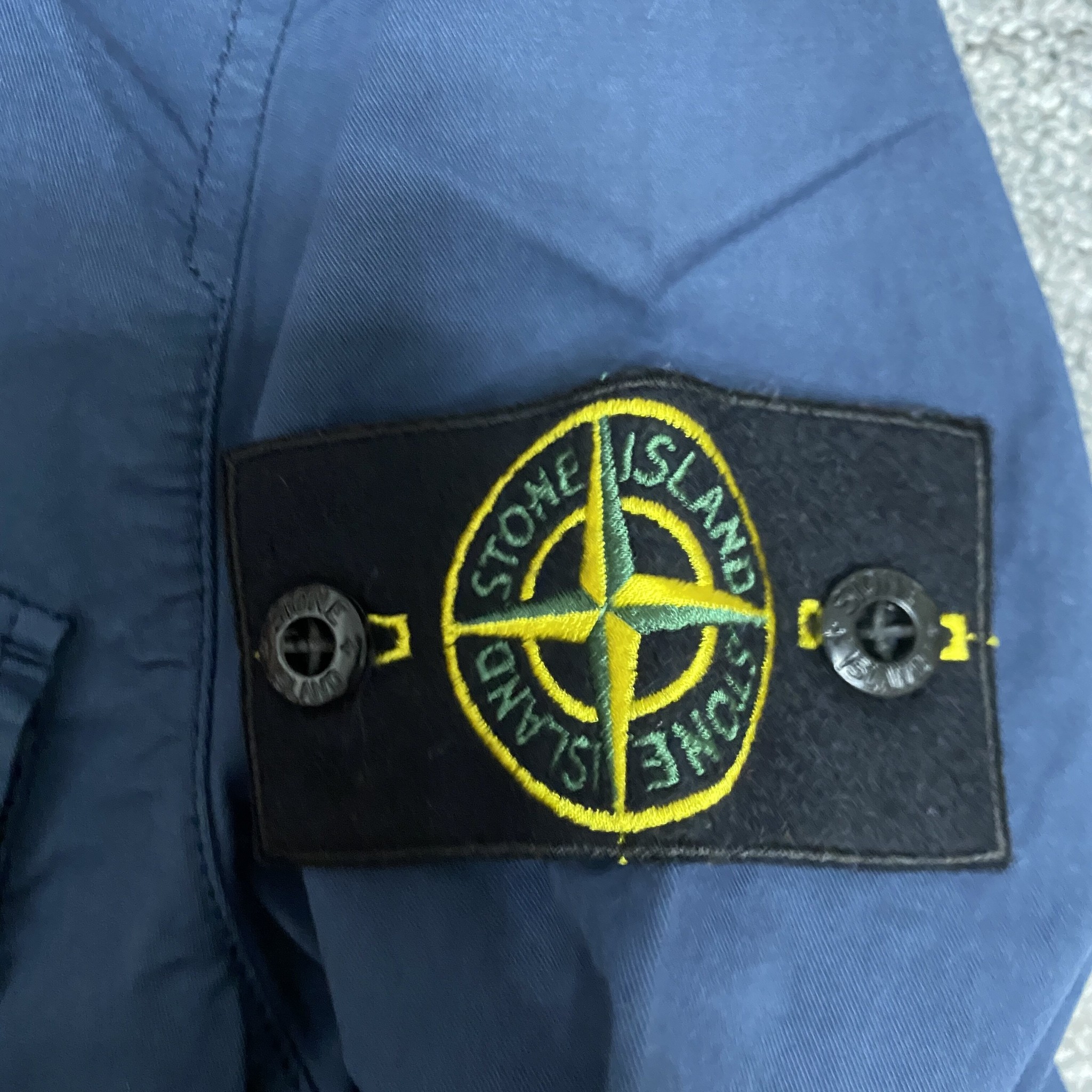 Stone Island Iconic Arm Patch Jacket — detail
