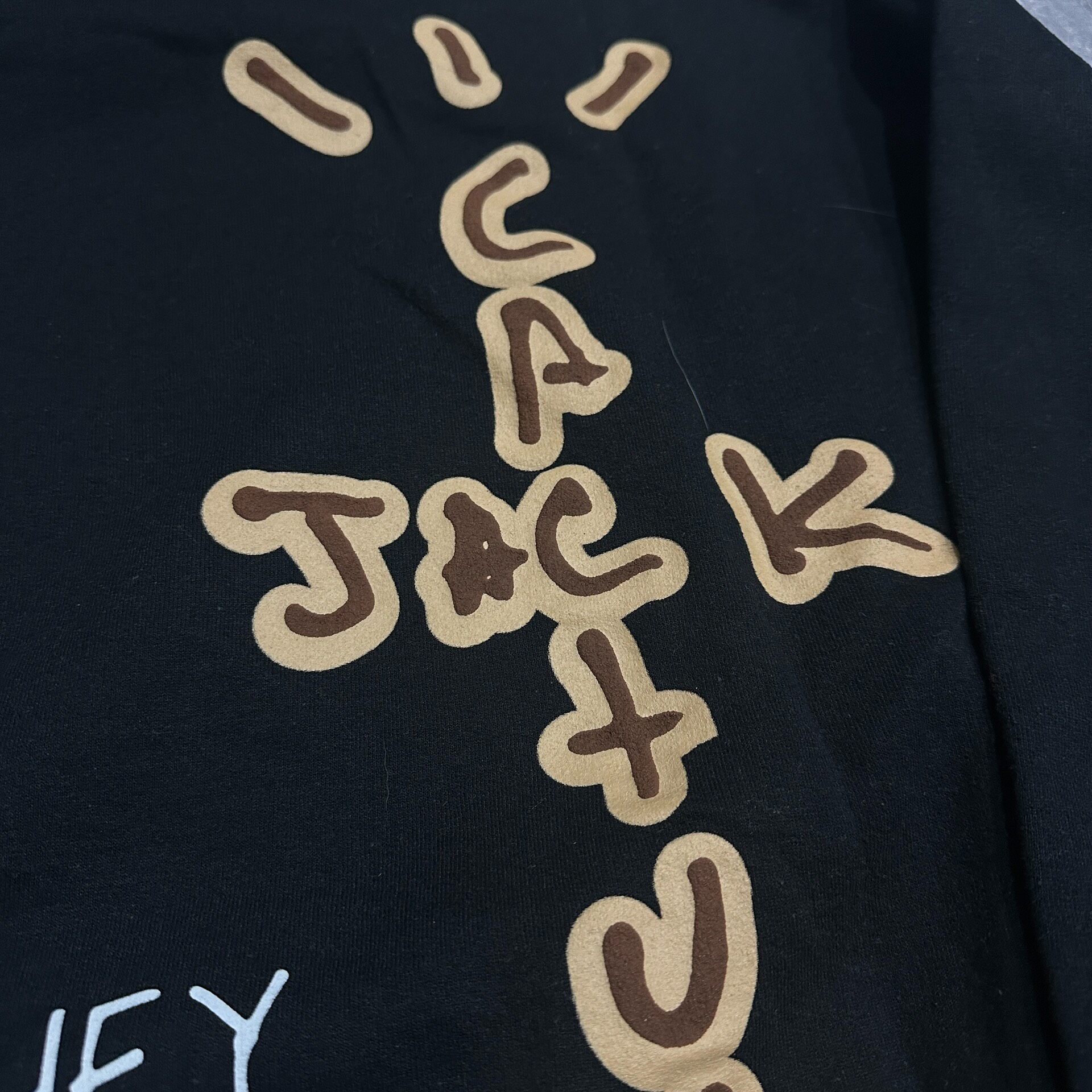 Travis Scott Mars Explosion Hoodie — label