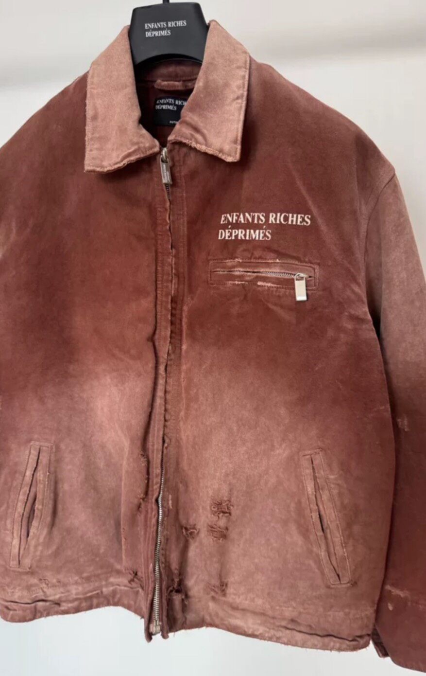 ERD Limited Distressed Brown Carhartt Jacket — front