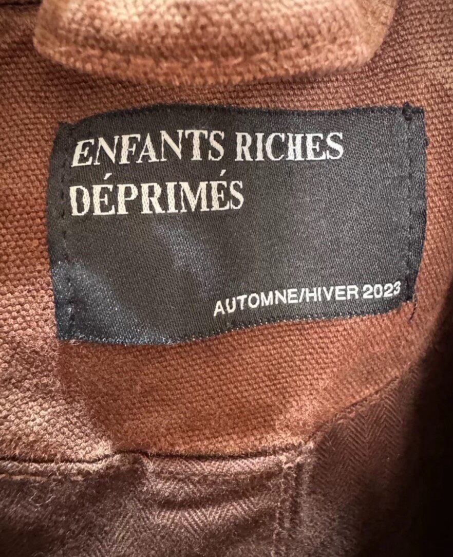 ERD Limited Distressed Brown Carhartt Jacket — back
