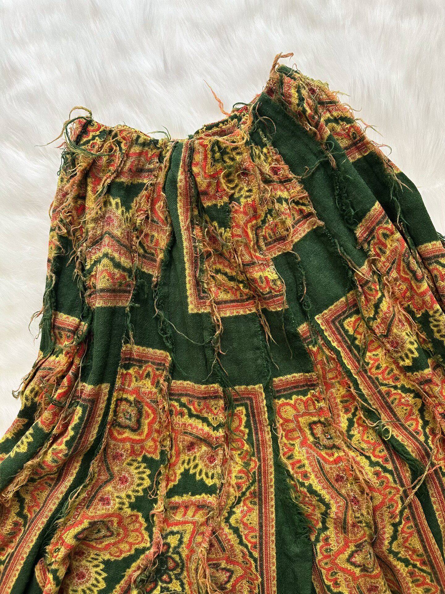 Comme des Garcons Tricot Vintage Wool Skirt — back