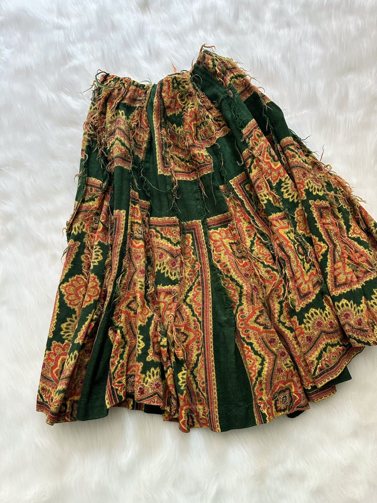 Comme des Garcons Tricot Vintage Wool Skirt — front