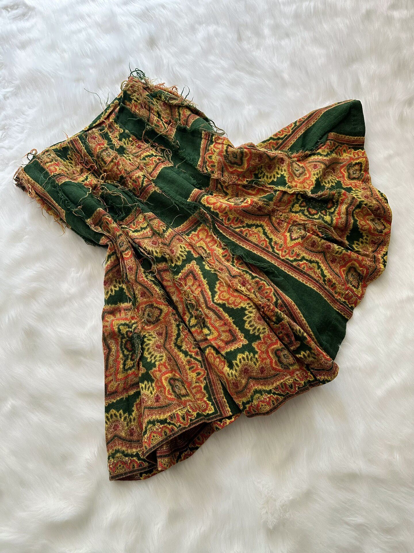 Comme des Garcons Tricot Vintage Wool Skirt — label