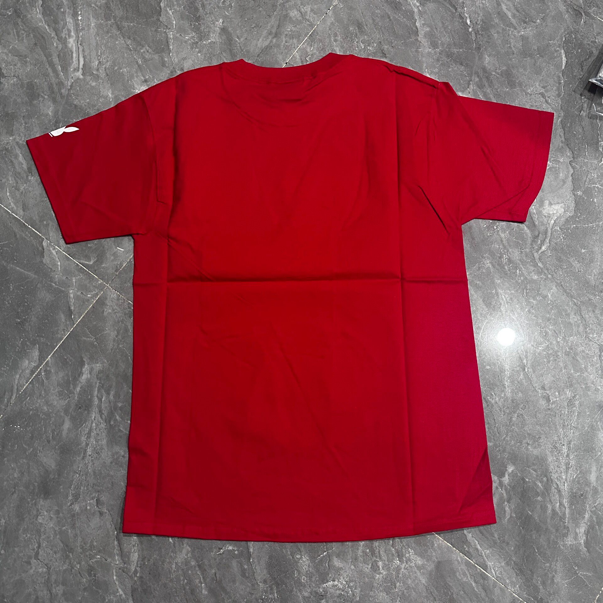 Red Bunny Graphic Short Sleeve T-Shirt — front