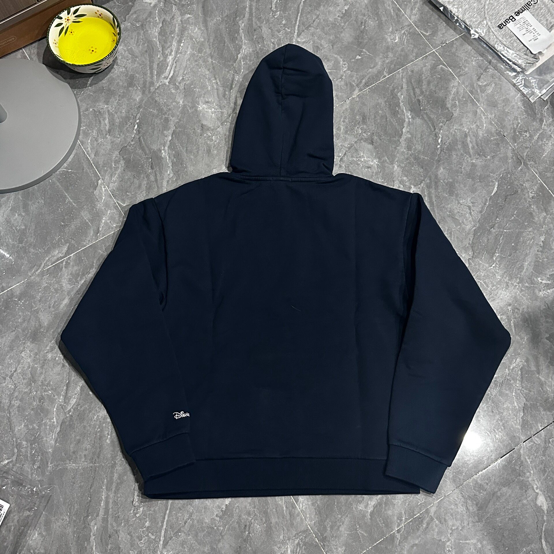 Kith Disney Navy Embroidered Hoodie — front