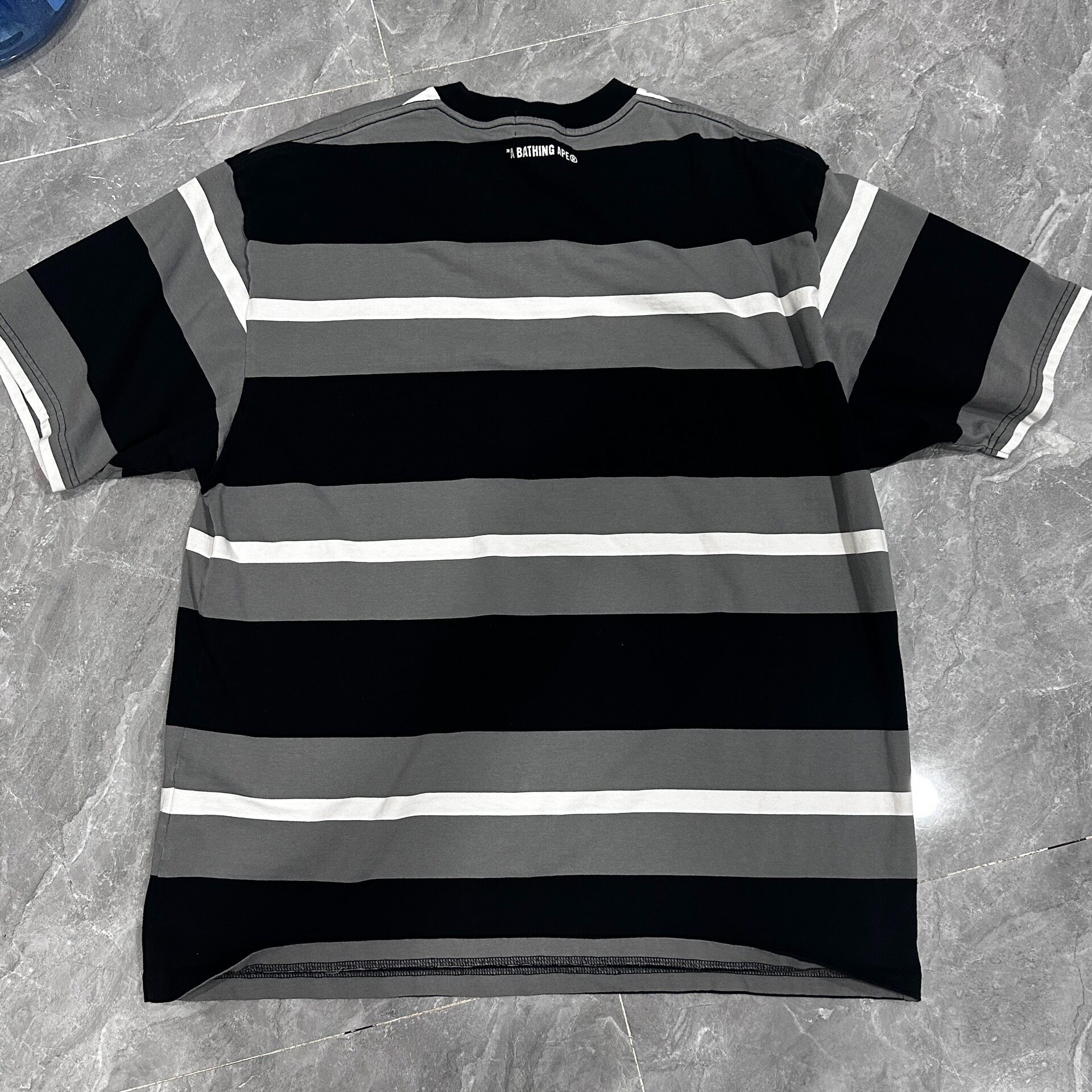 Bape Striped Short-Sleeved T-Shirt — front