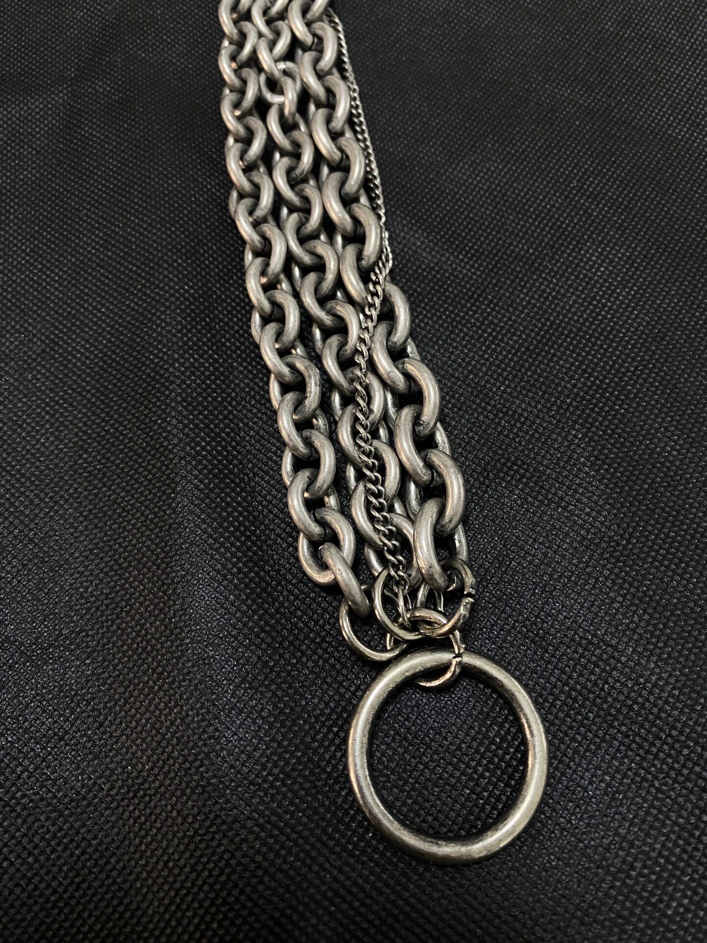 Ann Demeulemeester 2000ss Silver Bracelet — back