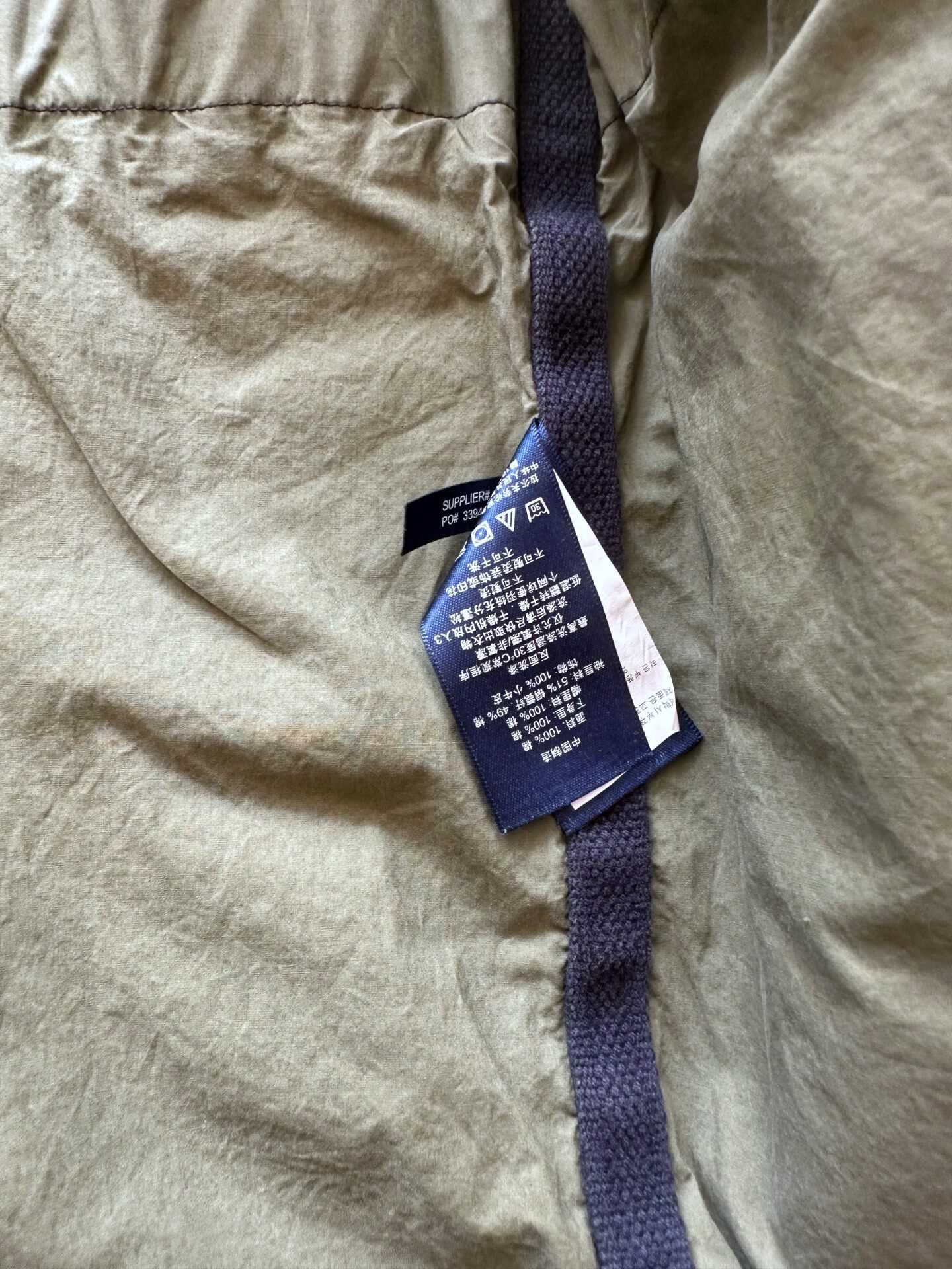 Polo Ralph Lauren Faded Hooded Jacket — label