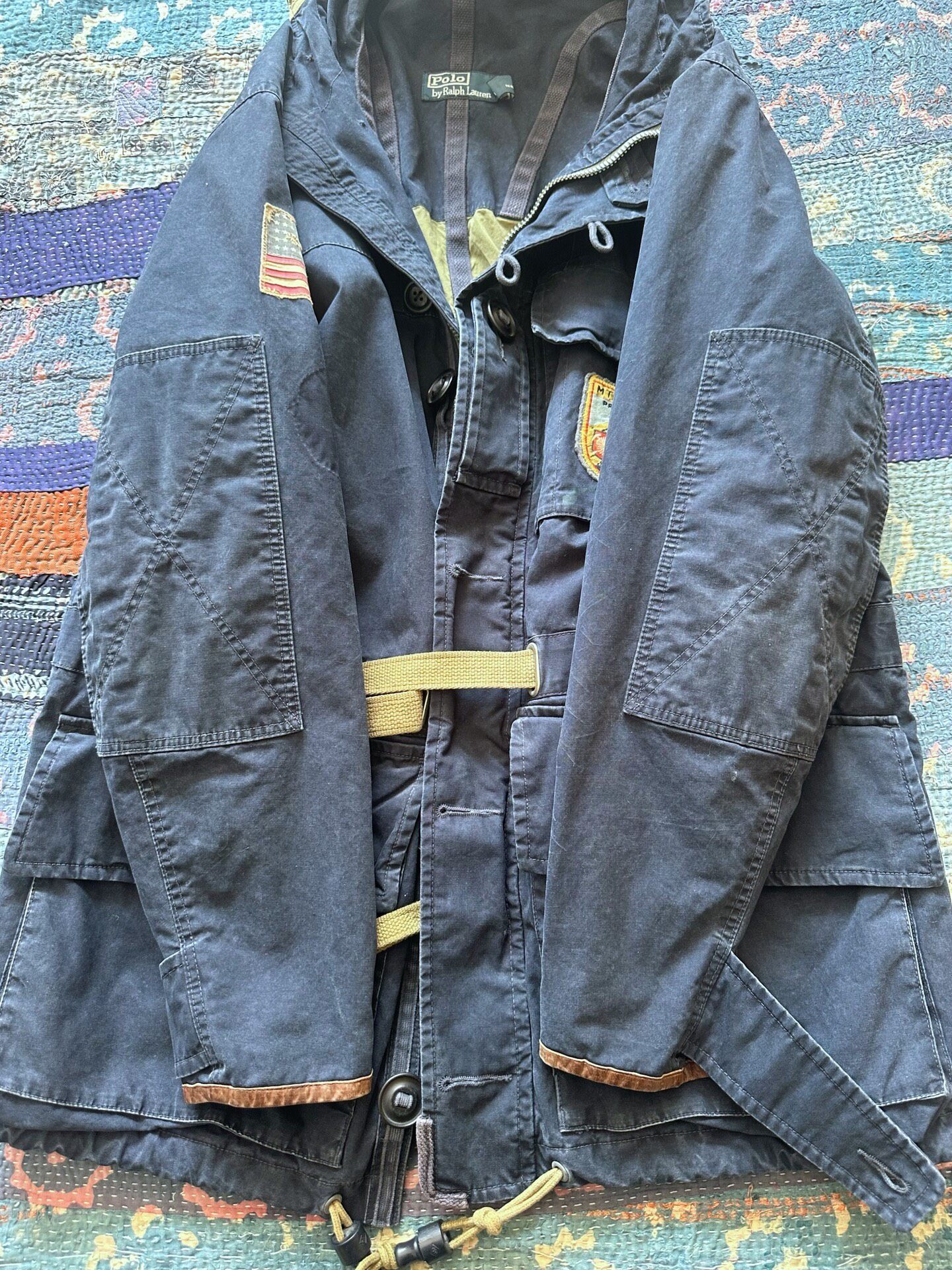 Polo Ralph Lauren Faded Hooded Jacket — back