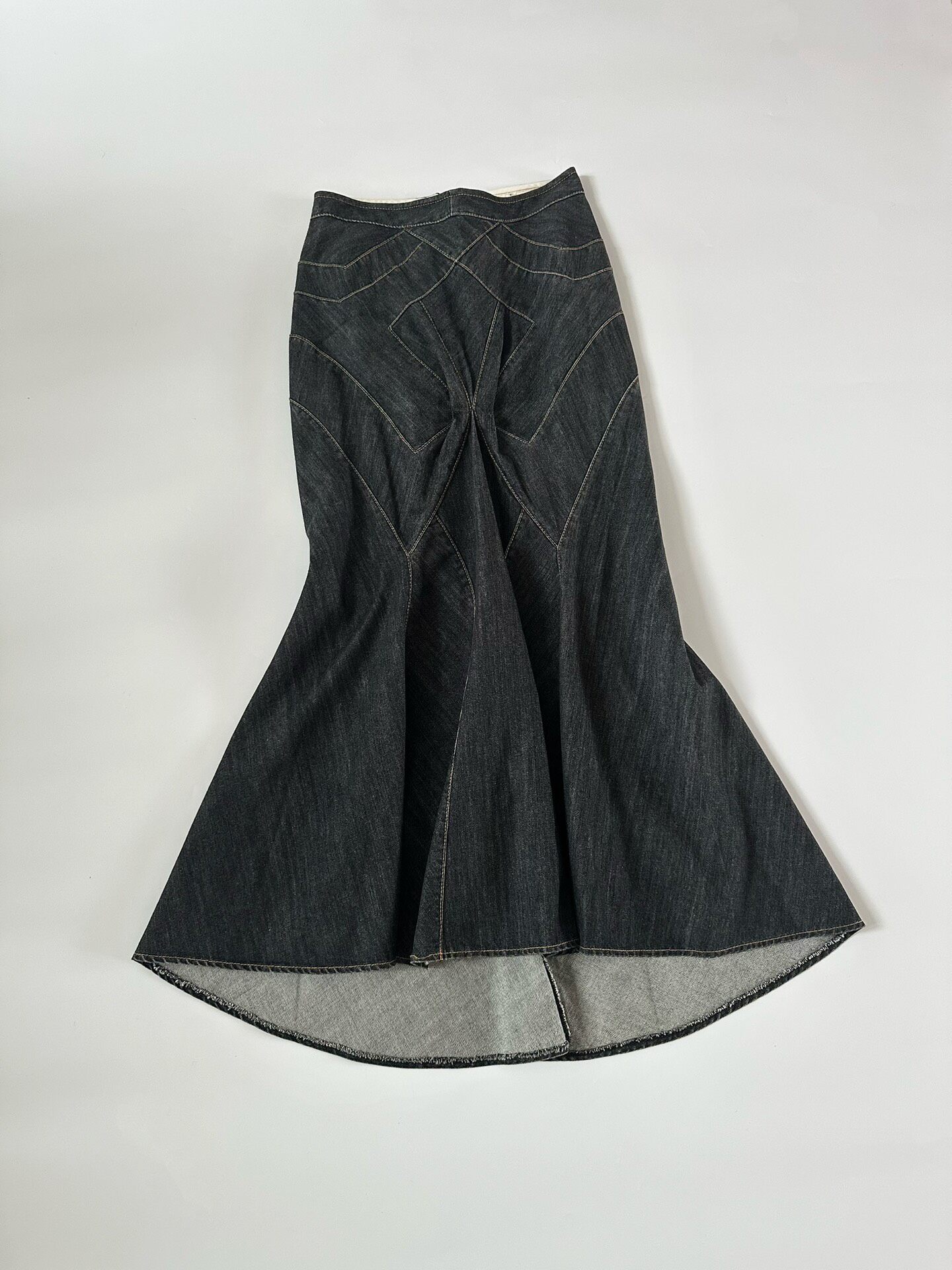 Junya Watanabe Denim Fishtail Skirt