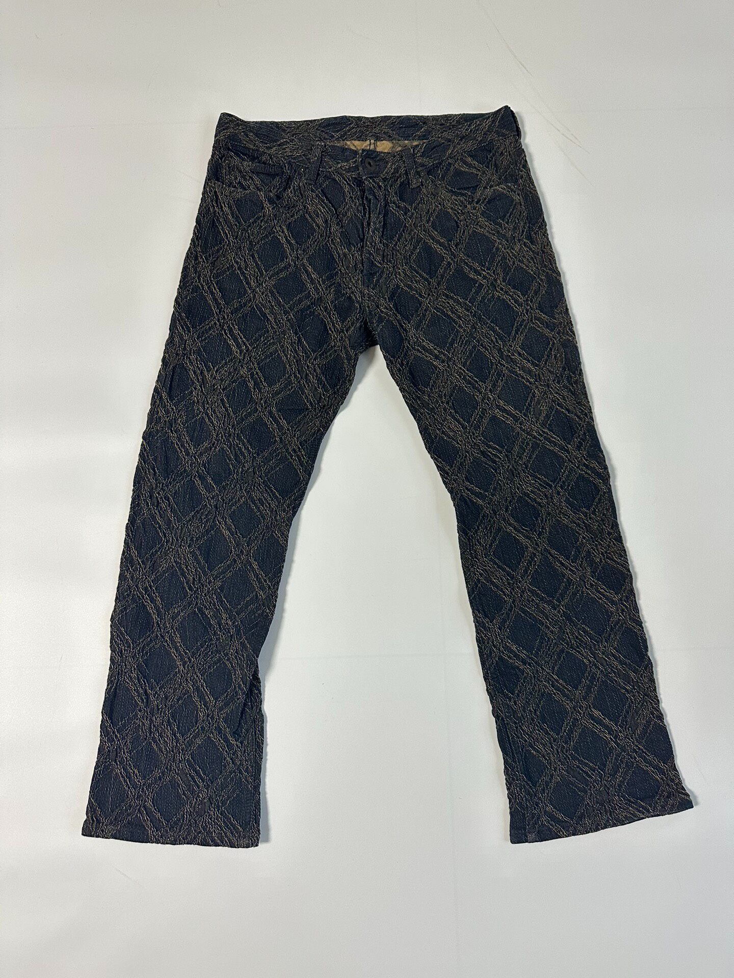 Issey Miyake 2012FW Gold Textured Jeans